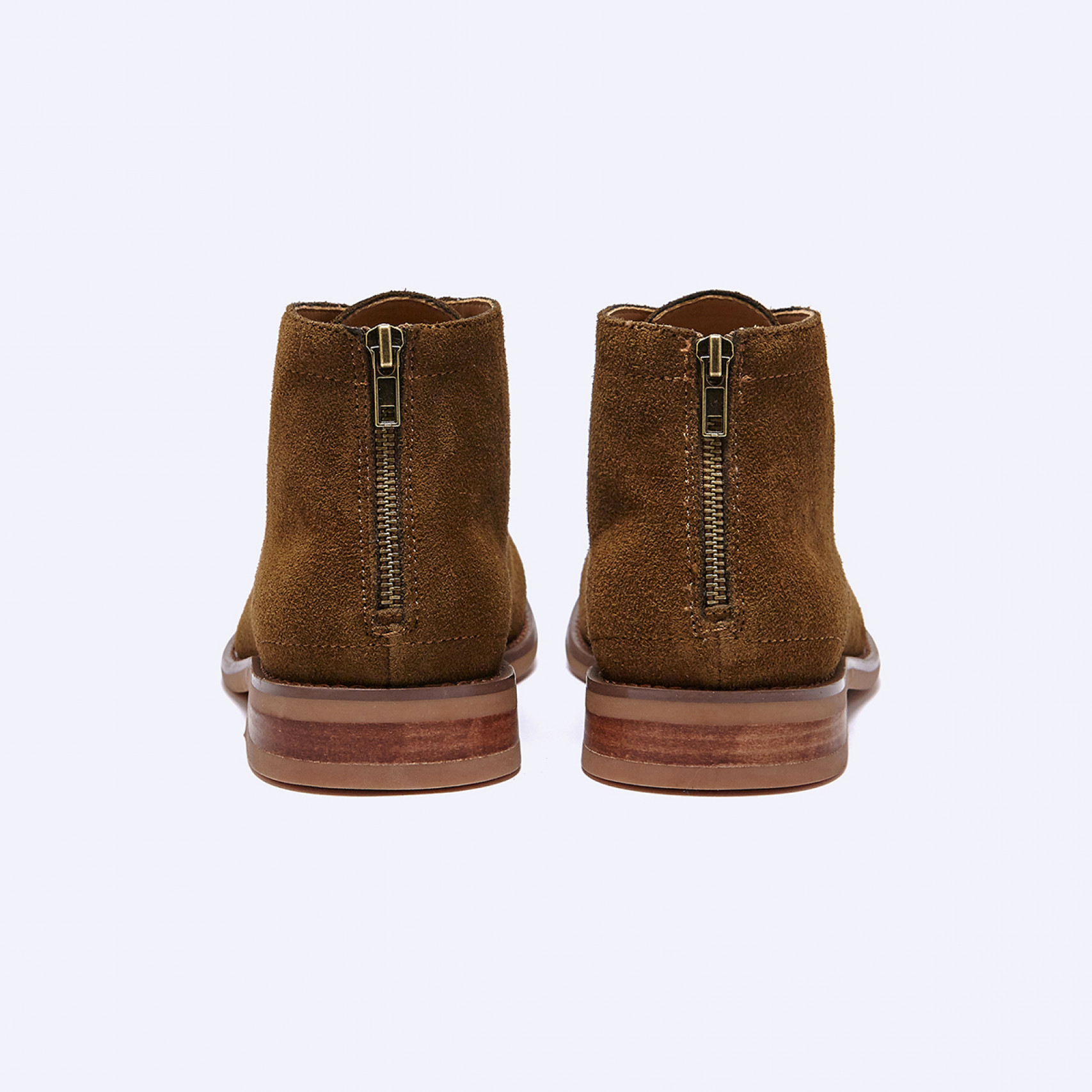 소가죽 3cm 네이선 서비스 부츠 모스 브라운 남성 / FLCCFA3M05