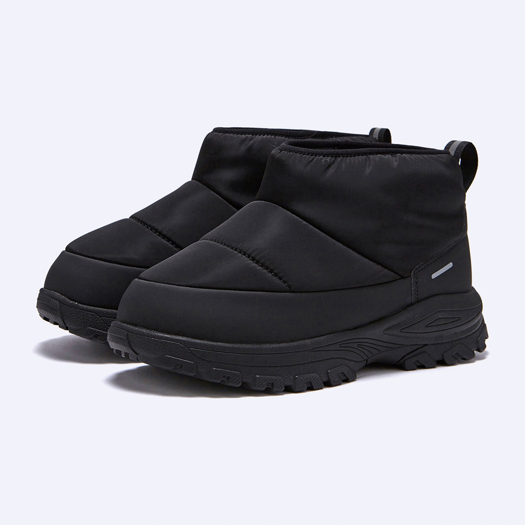 패딩 부츠 쇼츠 블랙 여성 / FLFDFA1W40