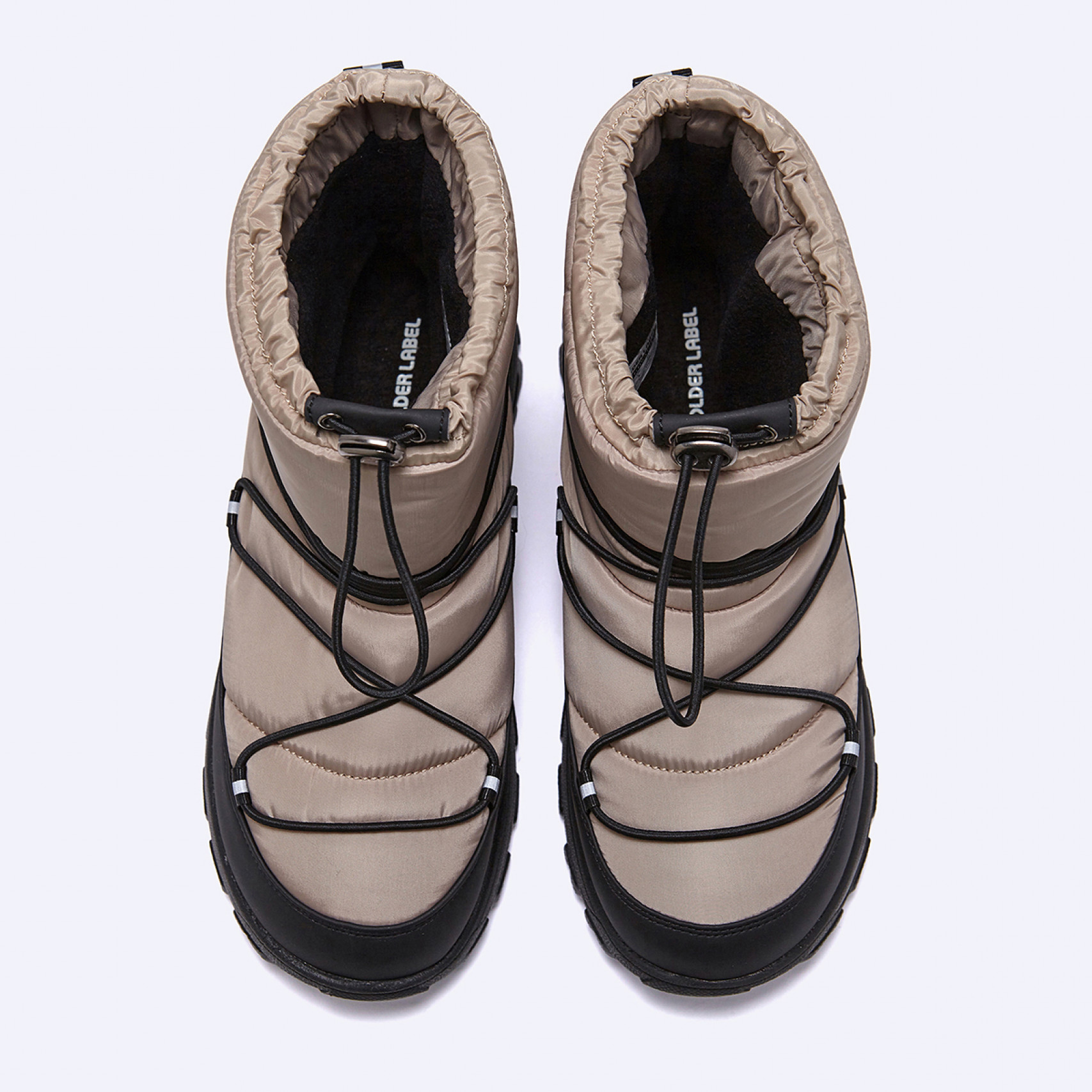 패딩 부츠 미들 베이지 / FLFDFA1U43