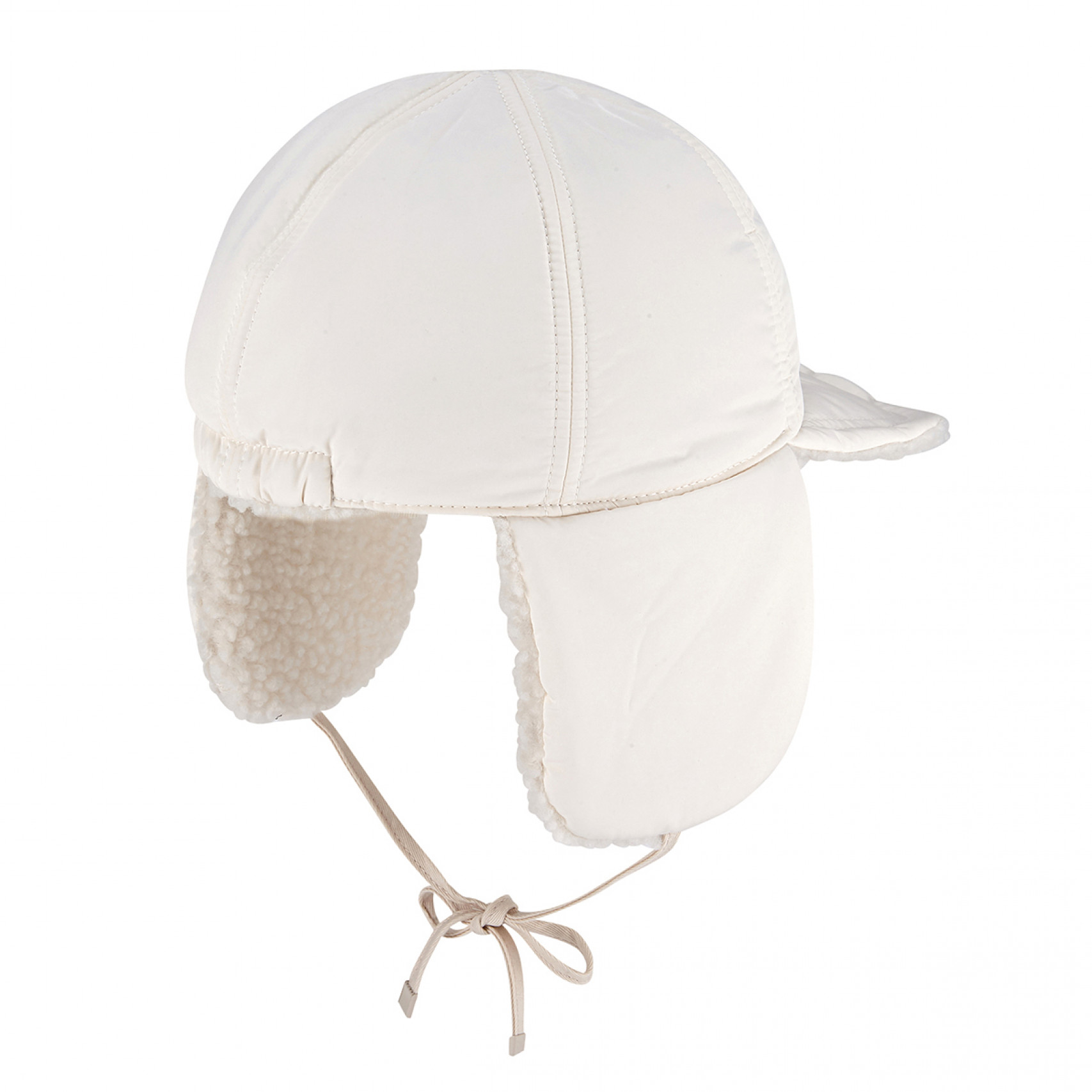 뽀글이 귀달이 모자 크림 / NBGDEBW901