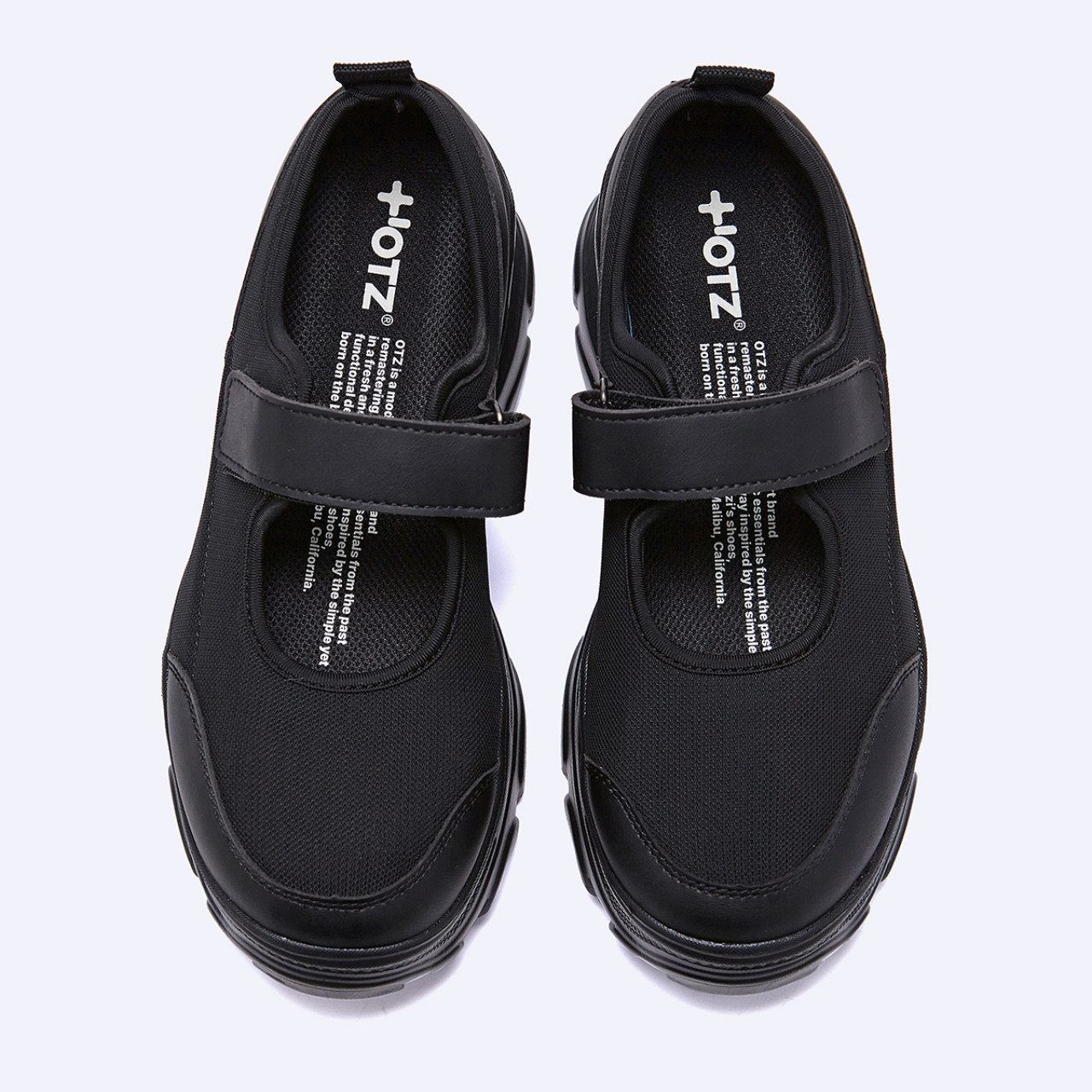 로미타 플랫폼 벨크로 메리제인슈즈 블랙 / FLOTFA1W05