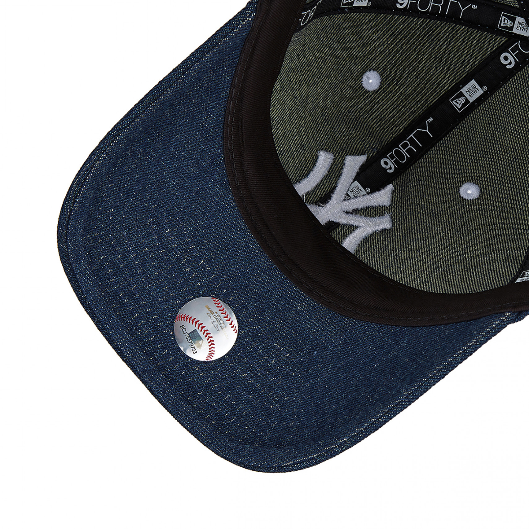 MLB 뉴욕 양키스 데님 언스트럭쳐 볼캡 인디고 / 14205952