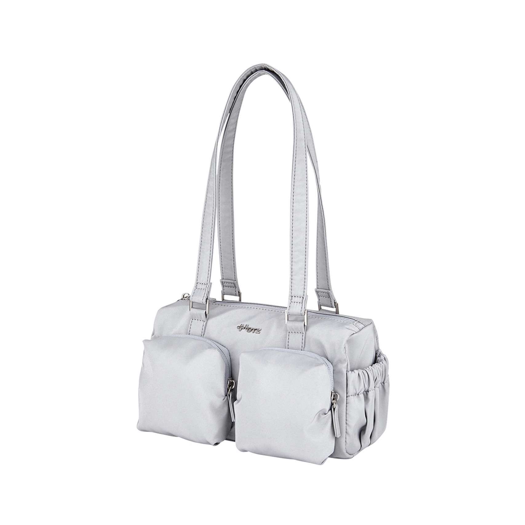 말리부 글로시 숄더백 라이트 그레이 / FLOTFA1B05