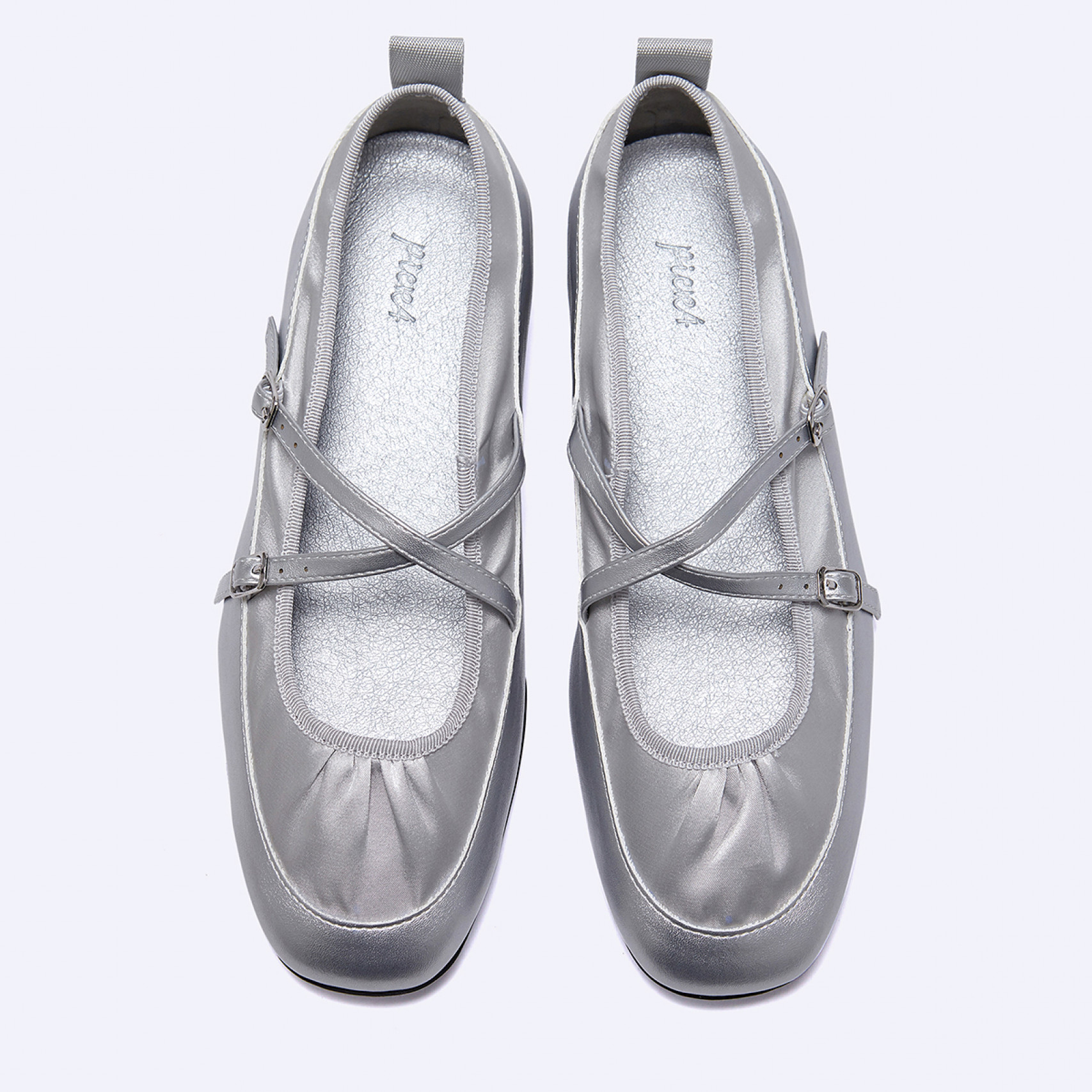 토리 발레리나 스니커즈 실버 2.5cm / FLPRFA1W02