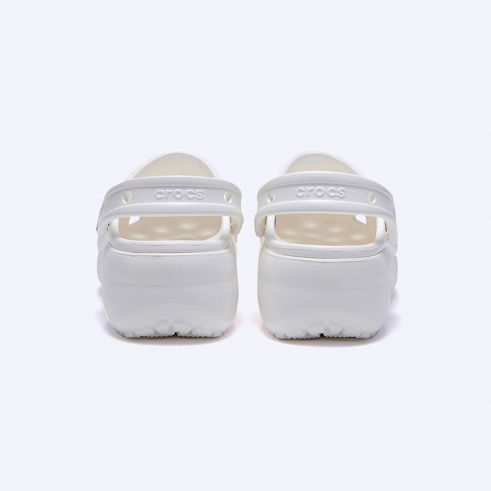클래식 플랫폼 클로그 화이트 여성 / 206750-100