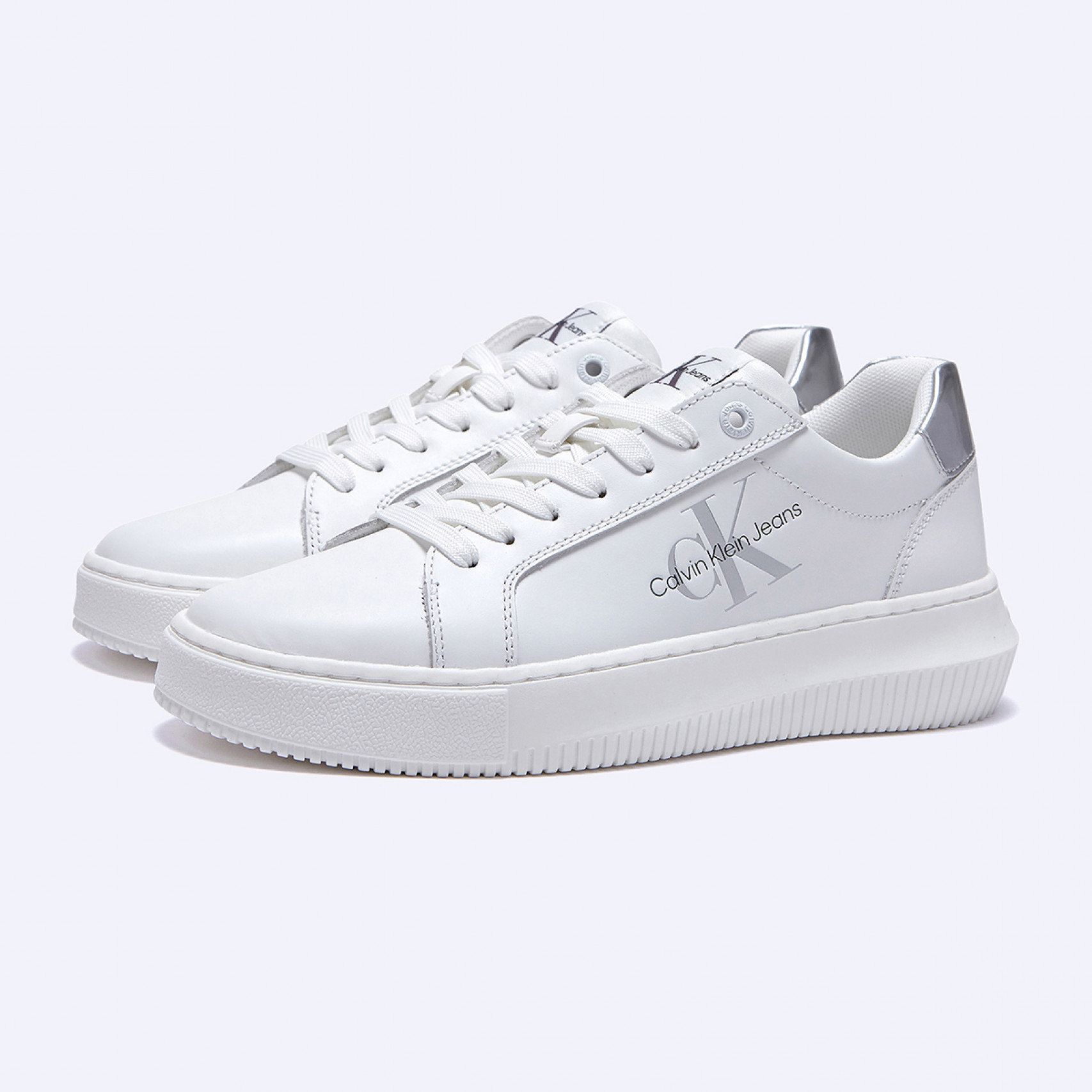 말모 스니커즈 화이트 여성 / YW01224YBR