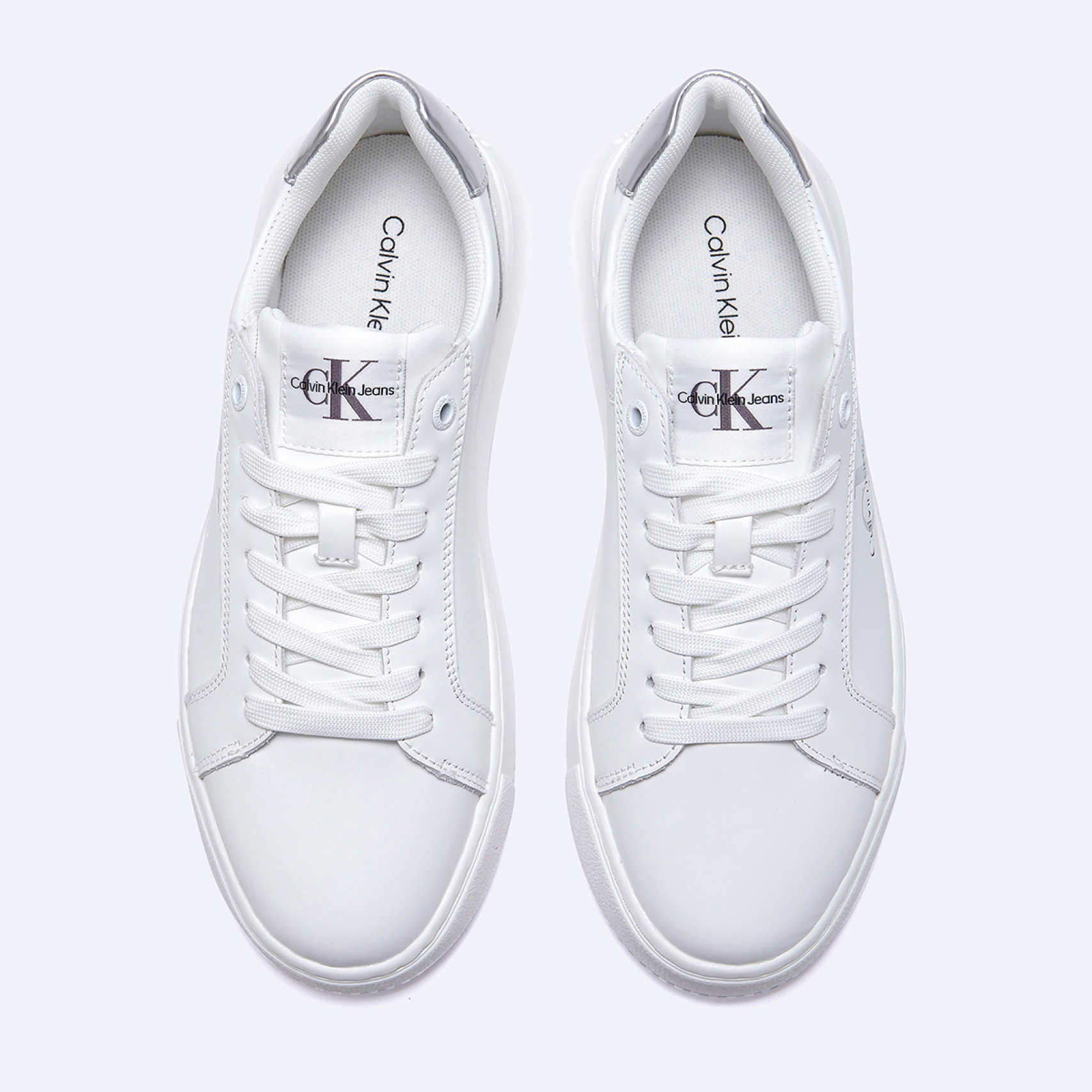 말모 스니커즈 화이트 여성 / YW01224YBR