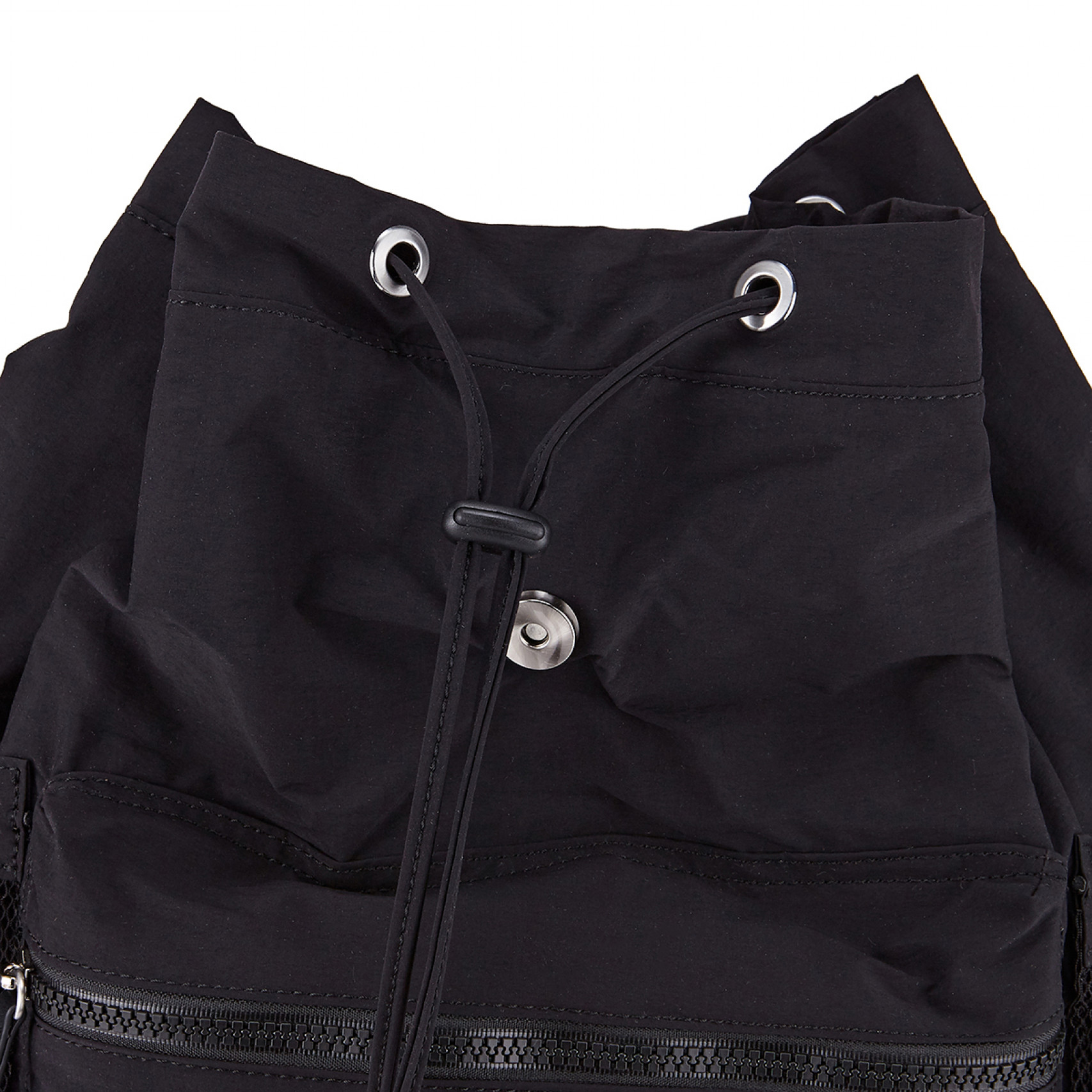 스트링 백팩 블랙 / FLOTFA1B06