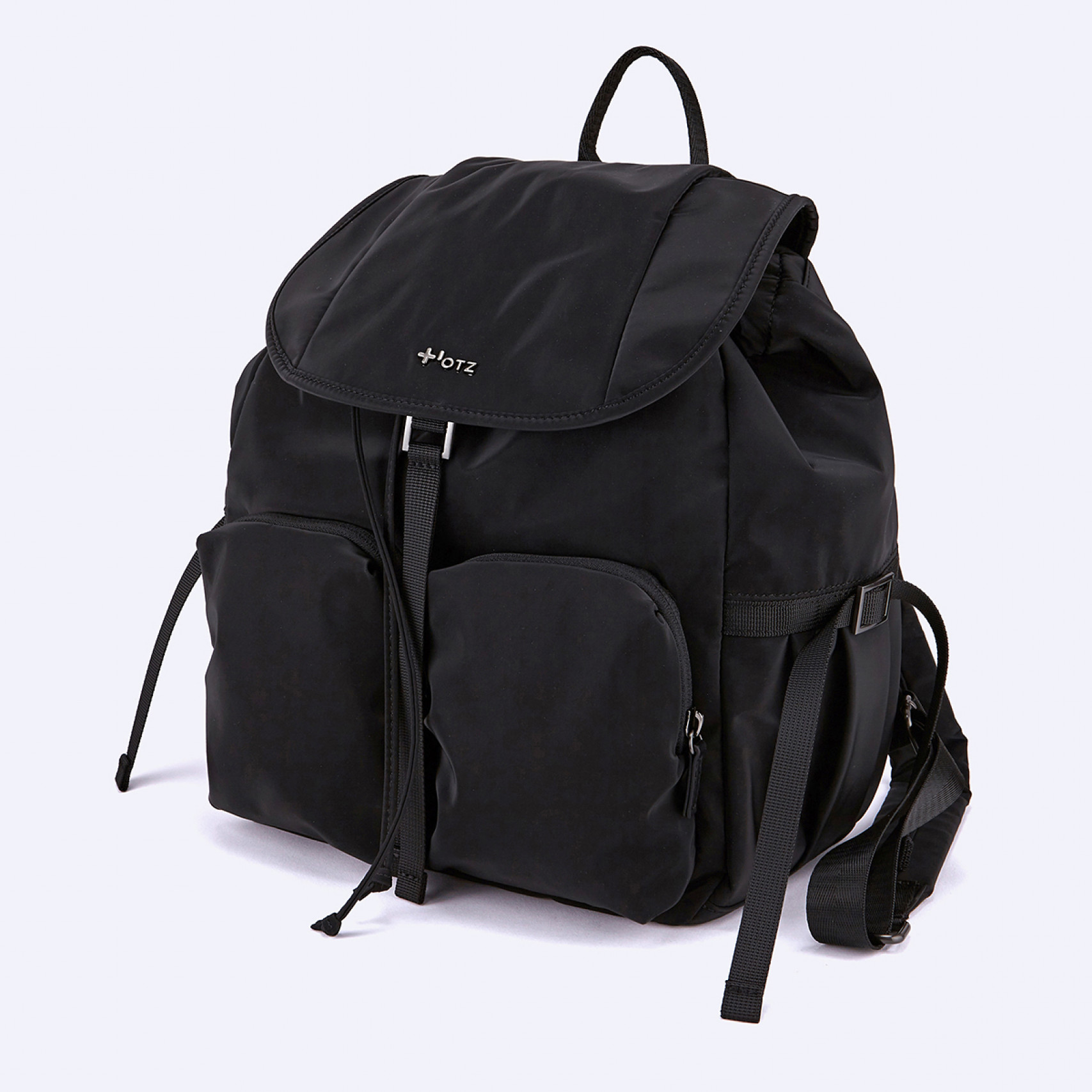 말리부 글로시 백팩 라지 블랙 / FLOTFA1B01