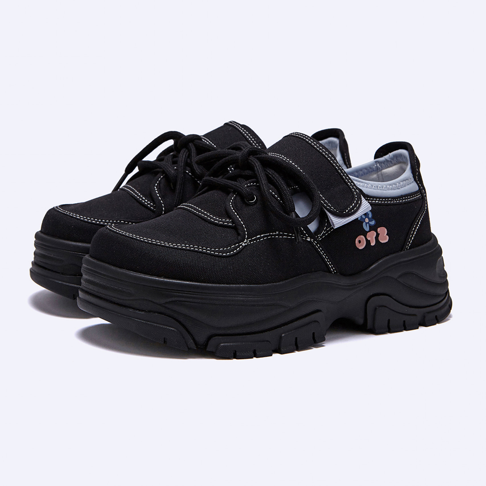 오찌x포코리 프렌즈 3300 캔버스 블랙 / FLOTFA0W22