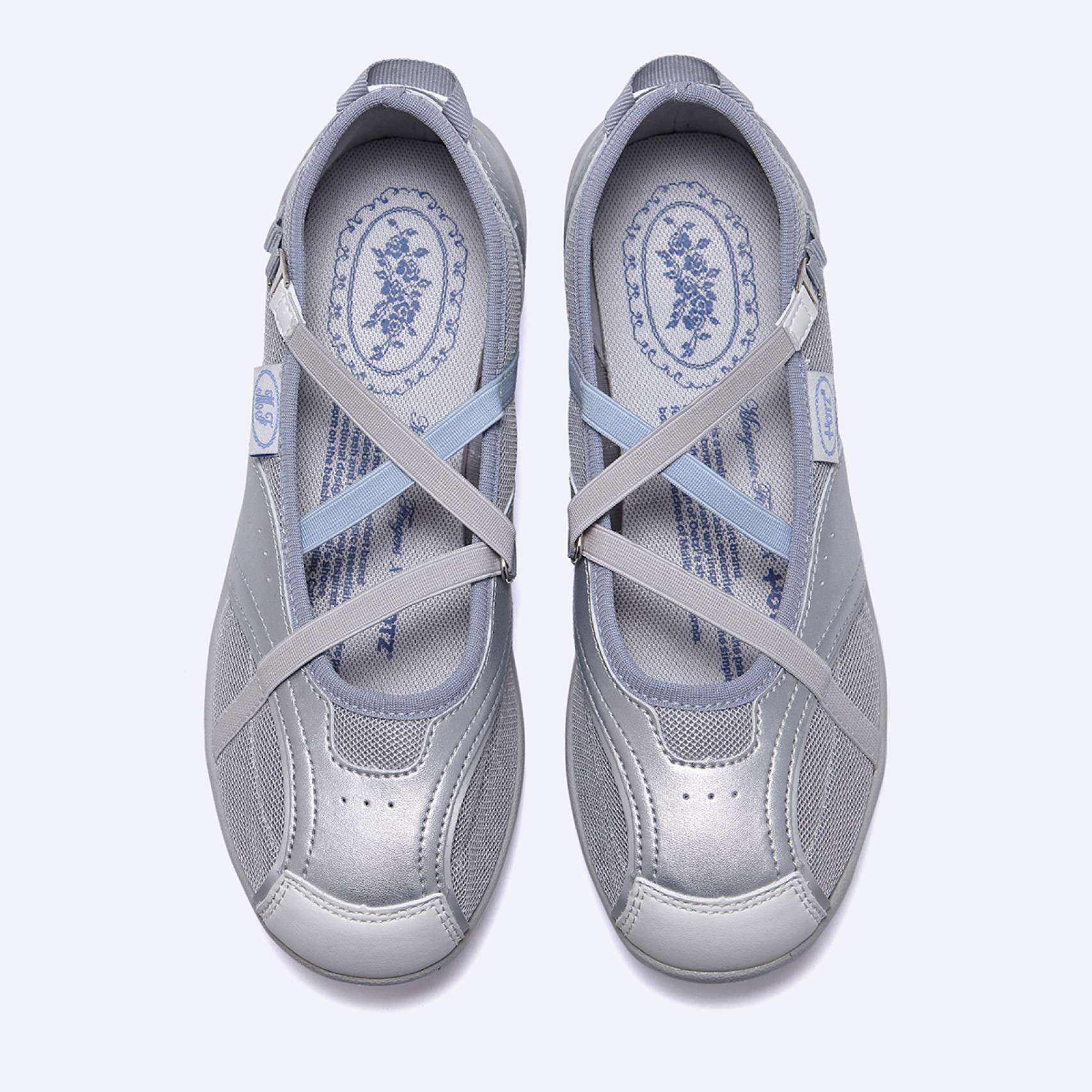 오찌x마가린핑거스 로마리 밴딩 플랫슈즈 그레이시 블루 / FLOTFA2W24