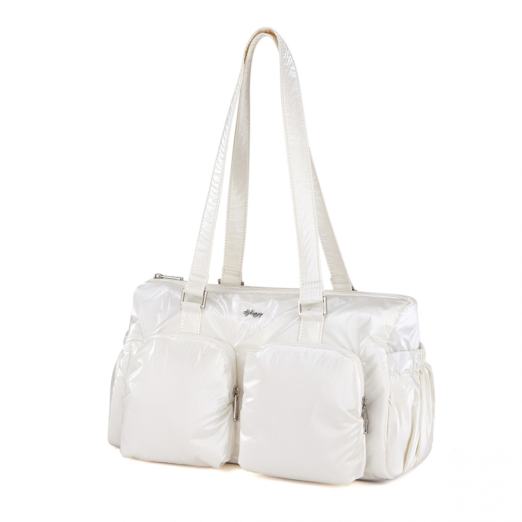 글로시 더플백 화이트 / FLOTFA1B09