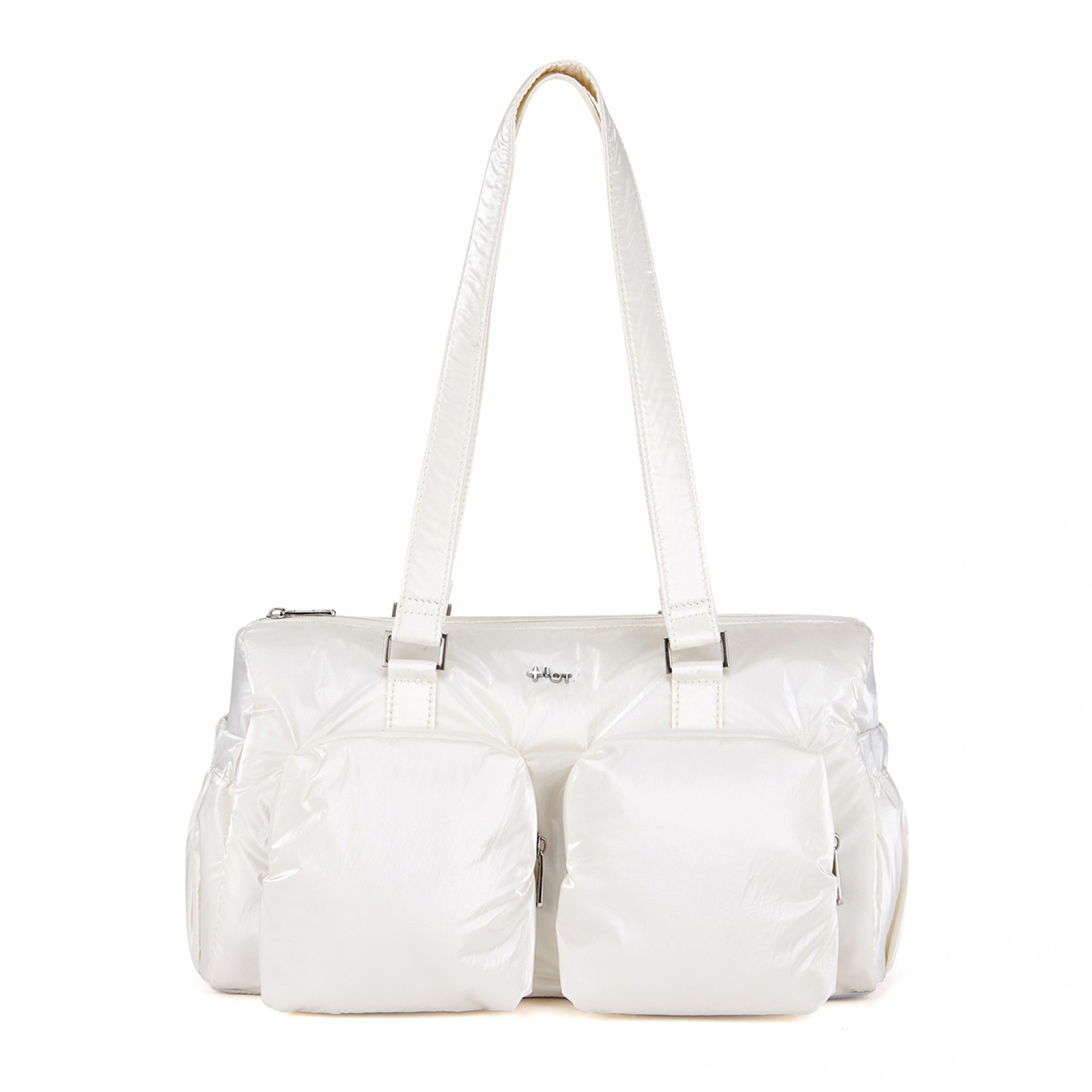 글로시 더플백 화이트 / FLOTFA1B09