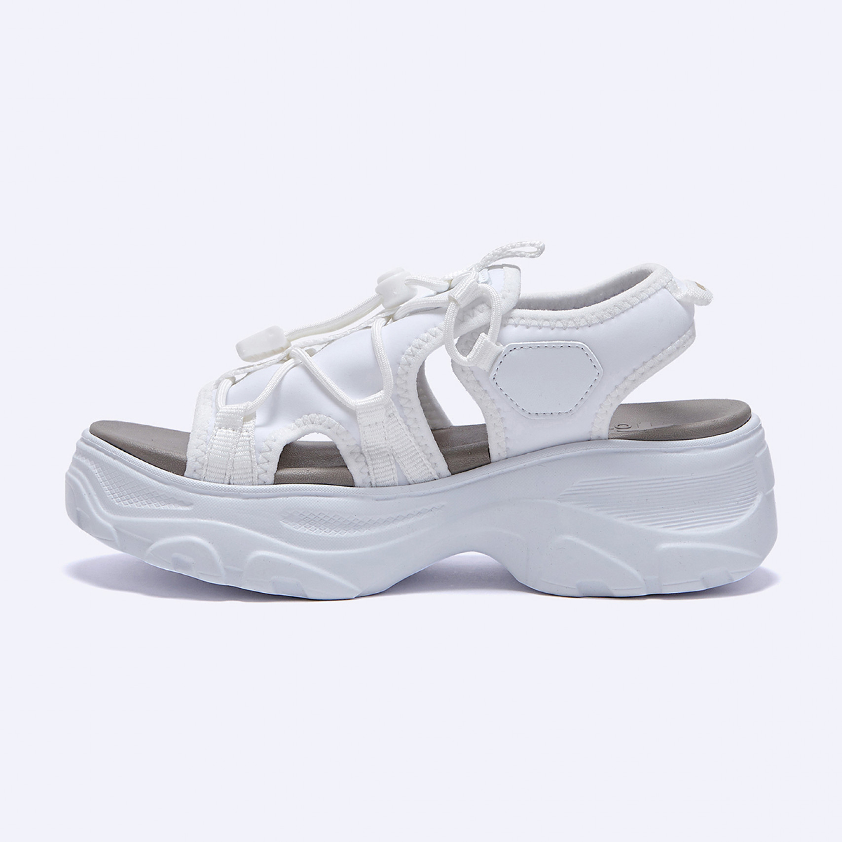 로미타 플랫폼 샌들 화이트 / FLOTFS2W07