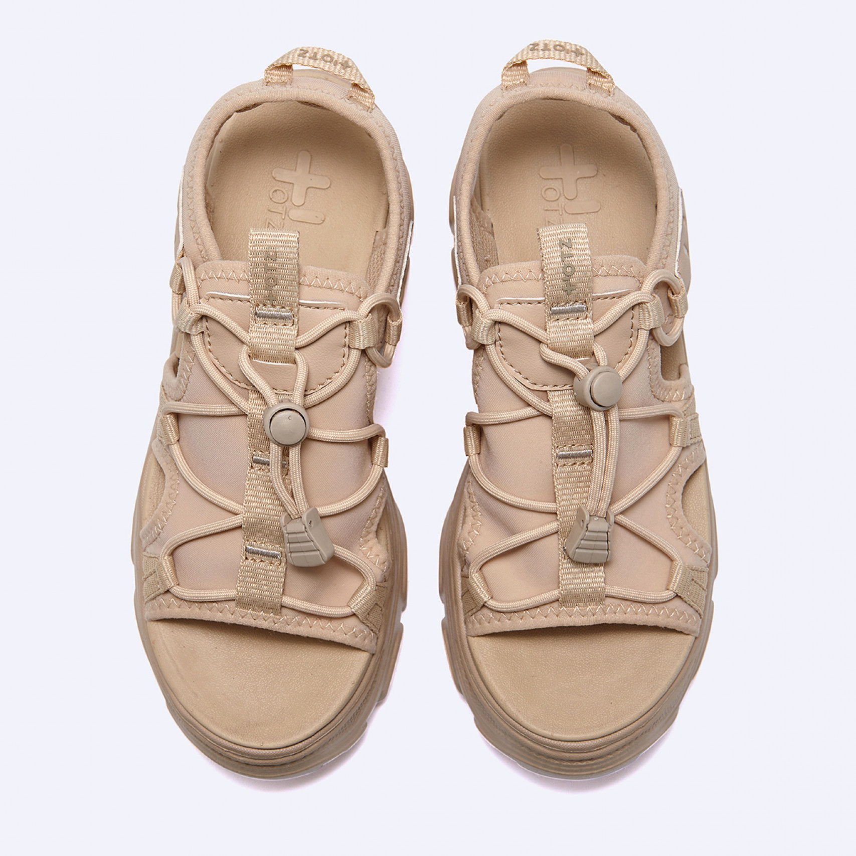 로미타 플랫폼 샌들 베이지 / FLOTFS2W08