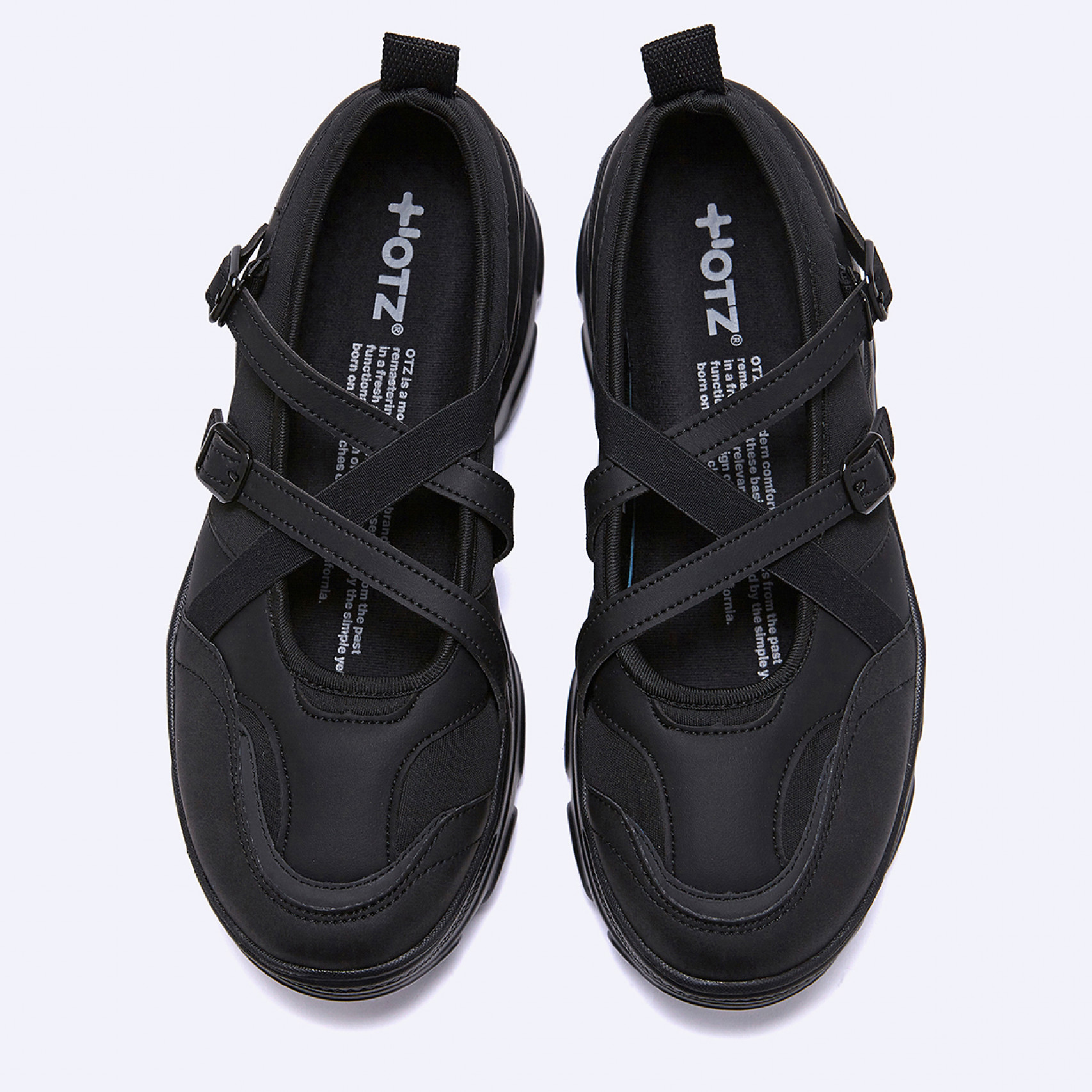 로미타 플랫폼 밴딩 메리제인슈즈 블랙 / FLOTFA3W32