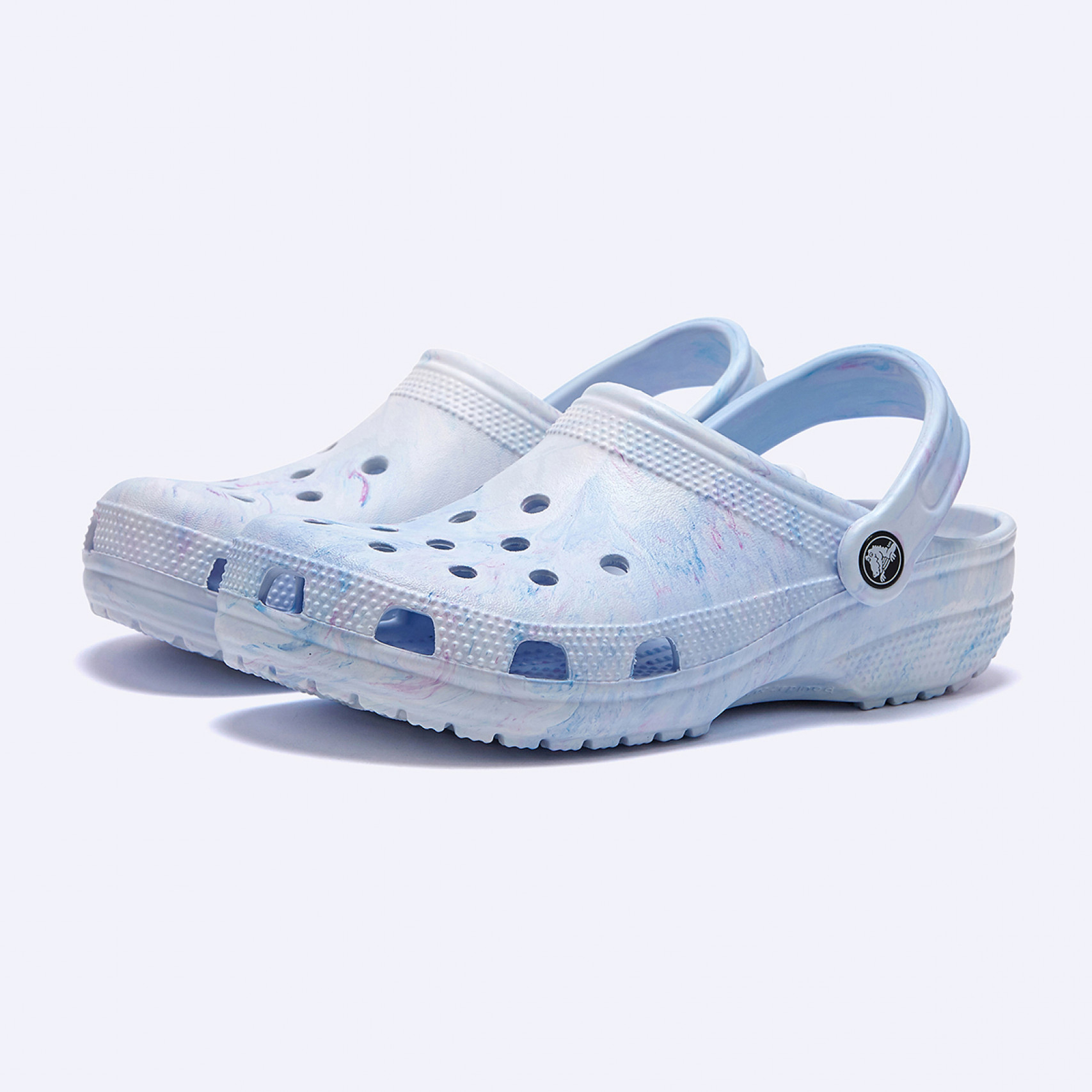 클래식 워터컬러 마블 클로그 블루 / 211583-4ZD