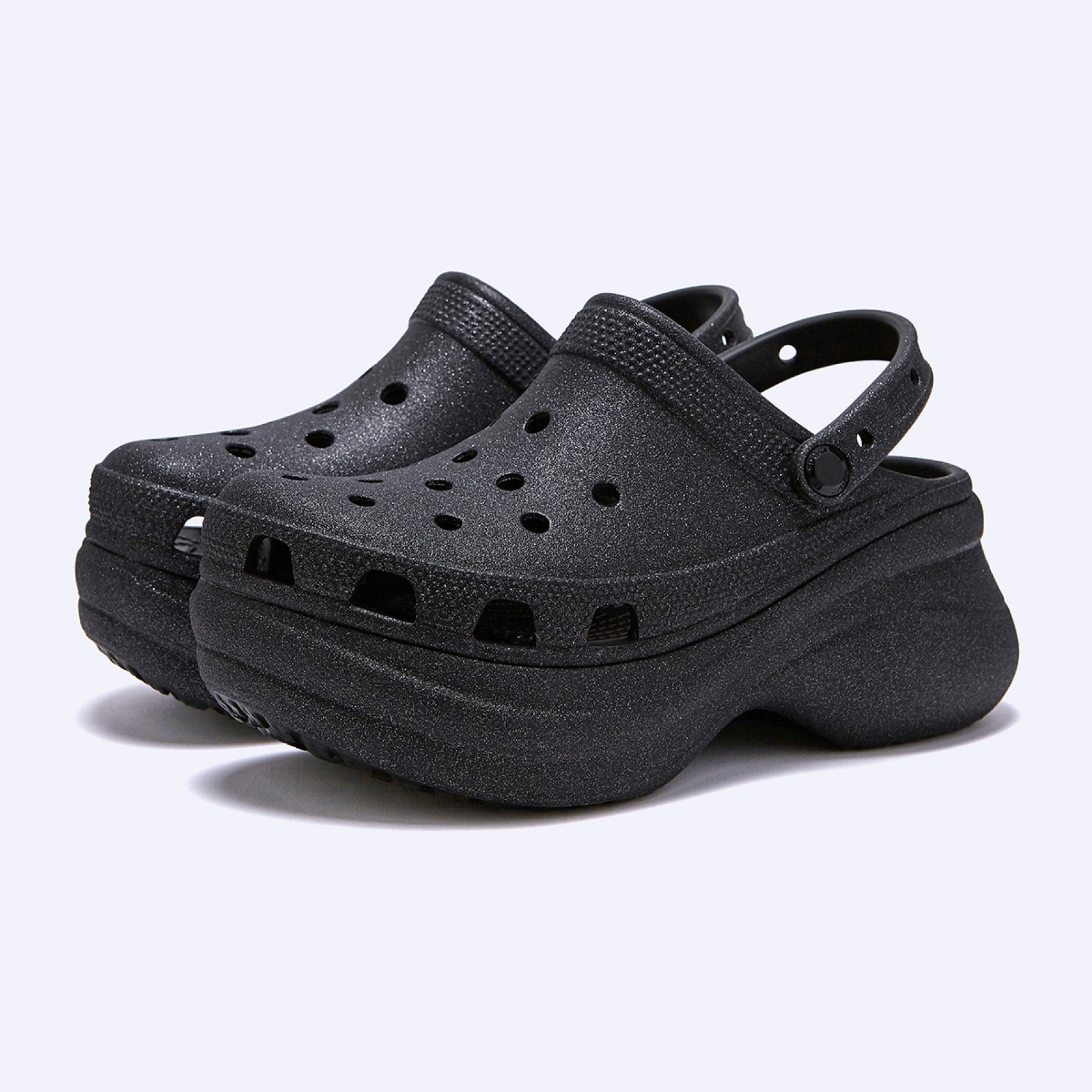 클래식 베이 글리터 클로그 블랙 여성 / 207261-001