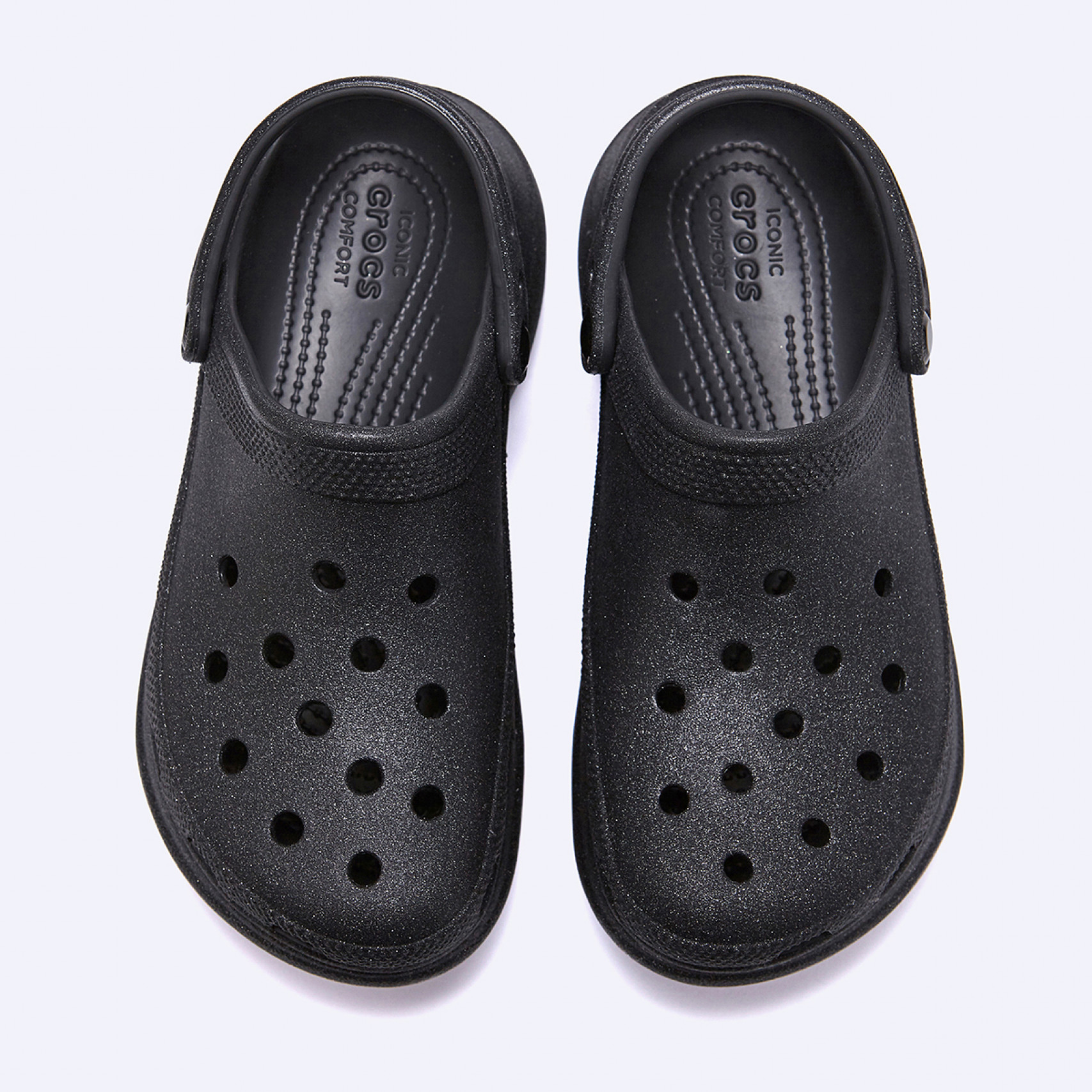 클래식 베이 글리터 클로그 블랙 여성 / 207261-001