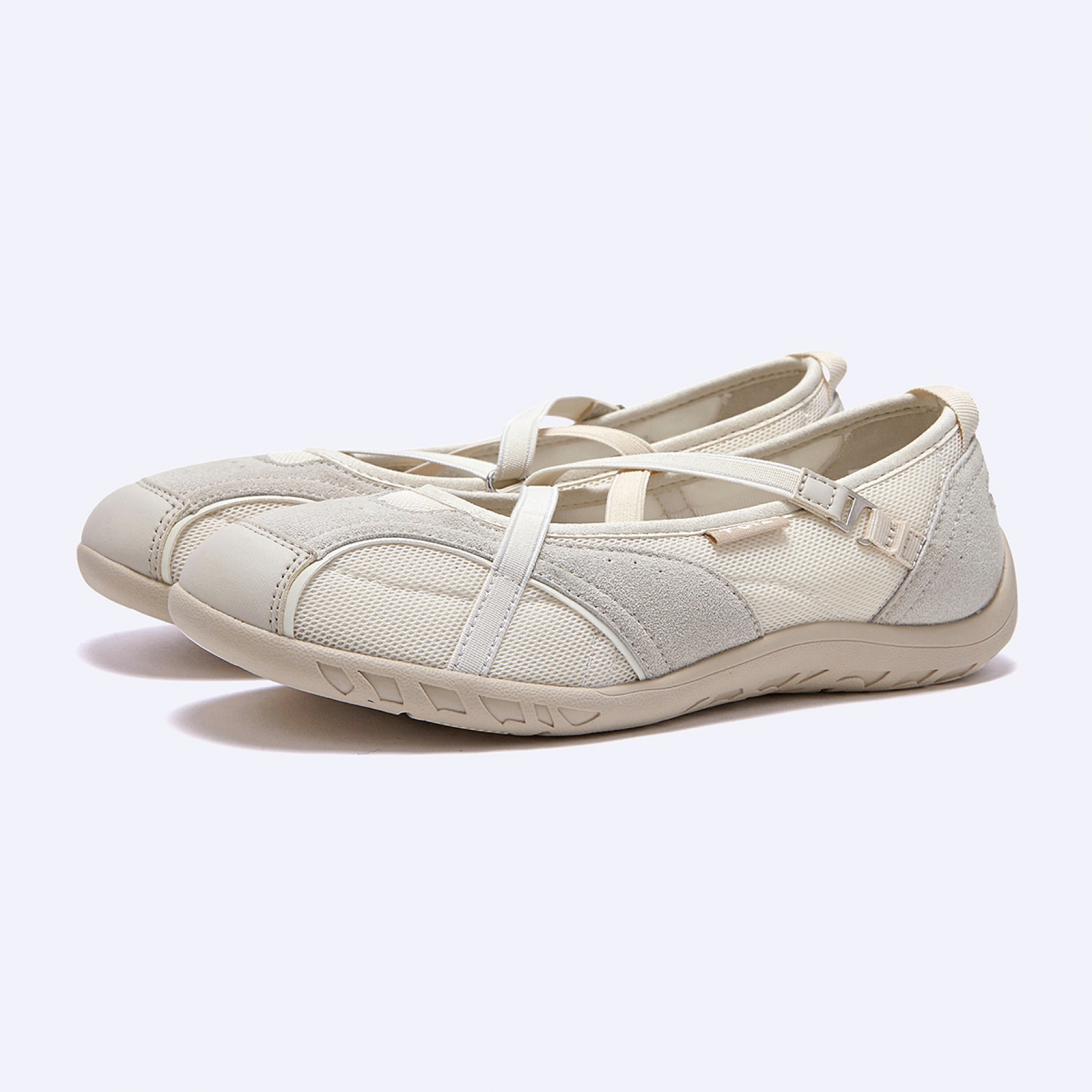 로마리 스웨이드 밴딩 스니커즈 아이보리 / FLOTFA3W57