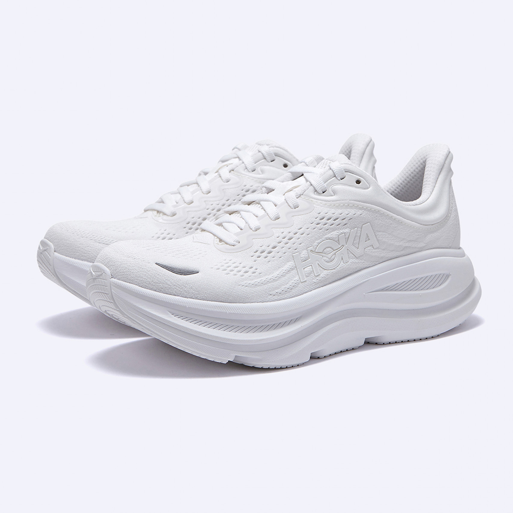 본디 9 와이드 화이트 여성 / 1162014-WWH