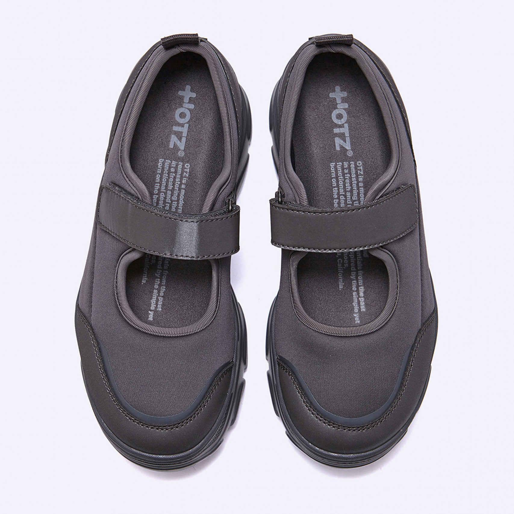 로미타 플랫폼 글로시 메리제인슈즈 그레이 / FLOTFA3W55