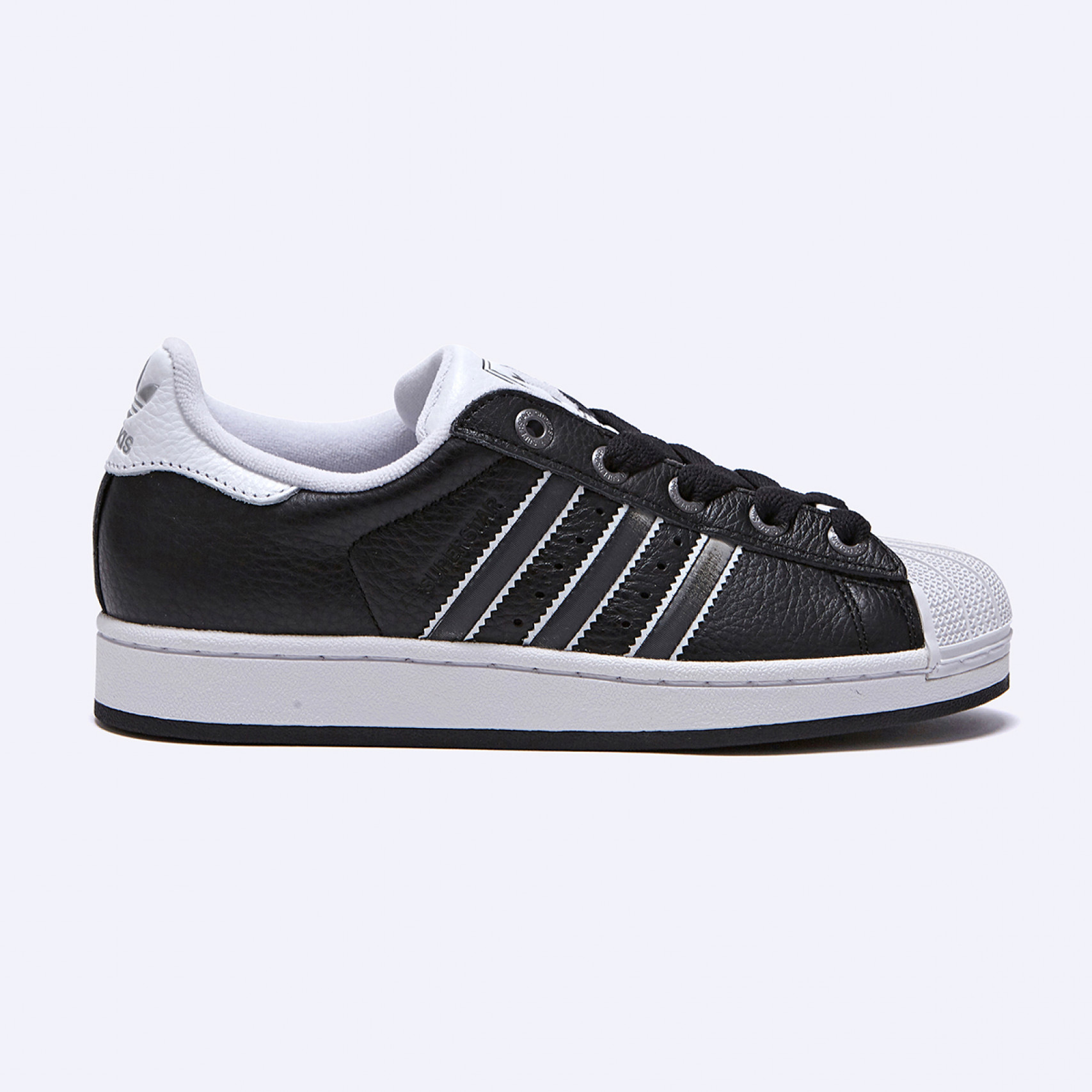 슈퍼스타 II 코어 블랙 매트 실버 클라우드 화이트 / JQ3209