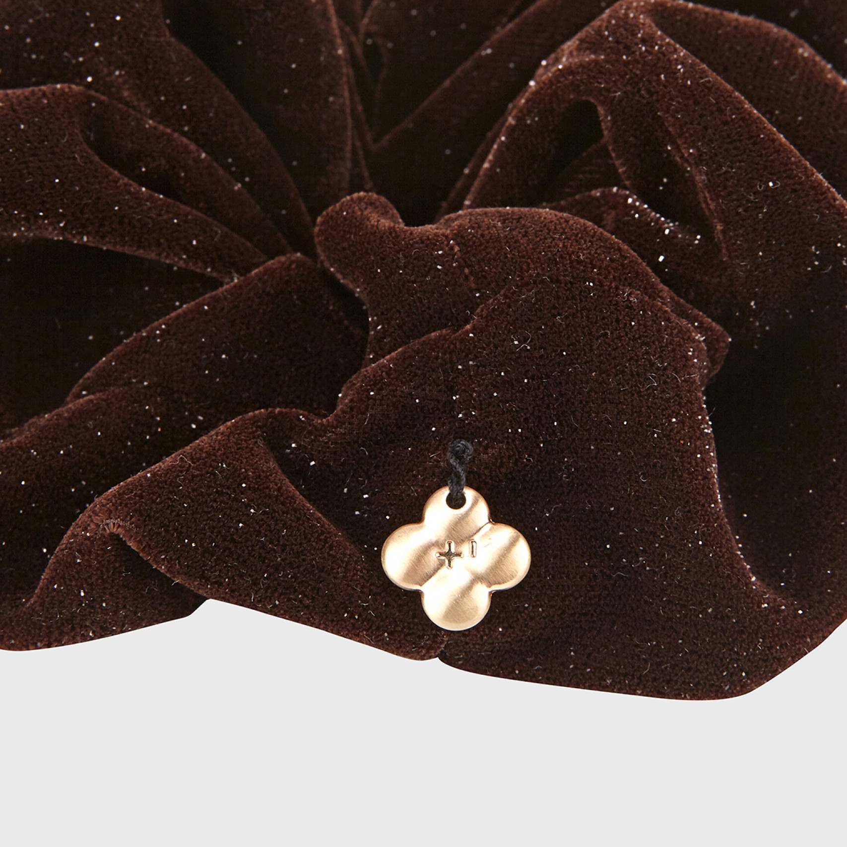 벨벳 헤어 스크런치 브라운 / FLOTFA3A08