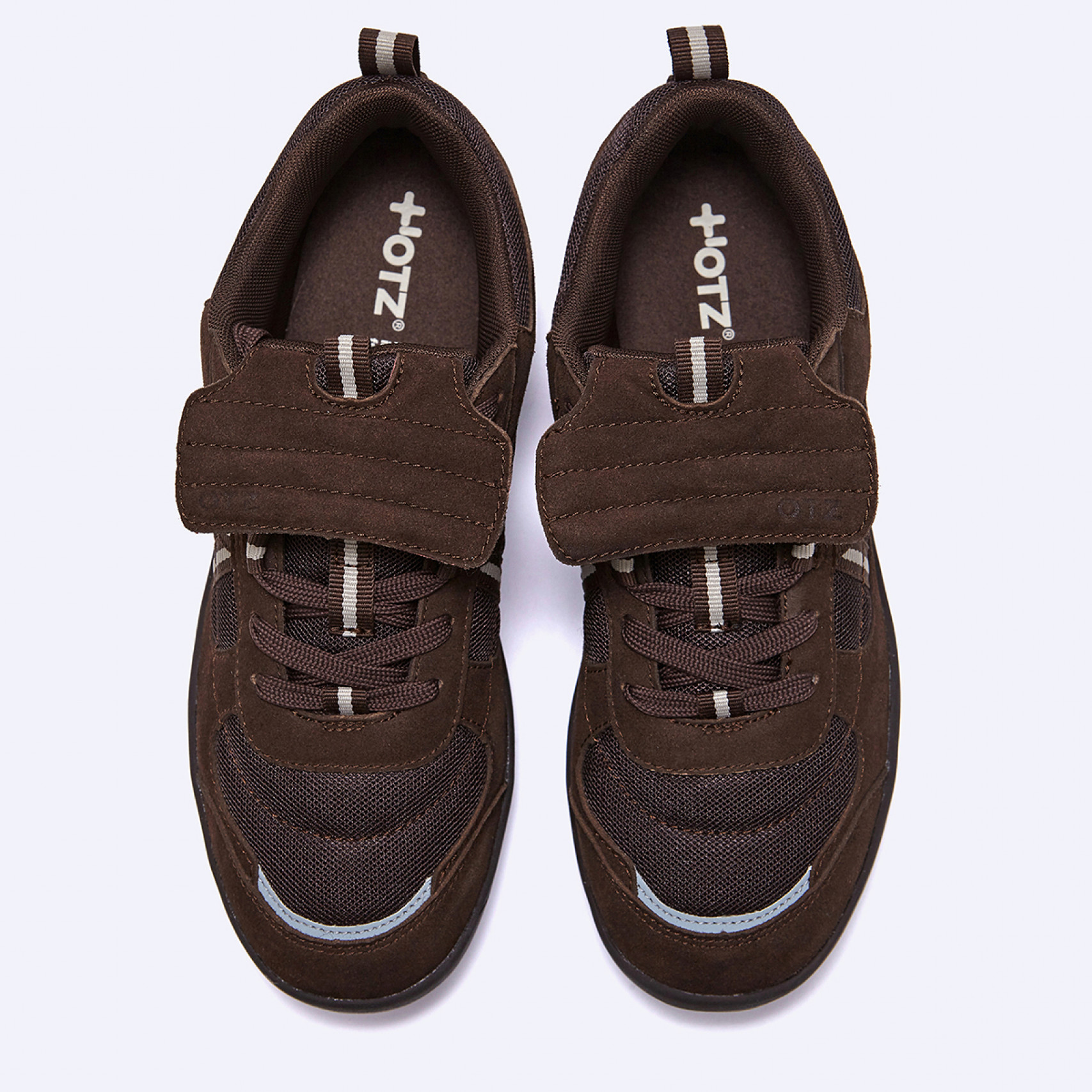 플랩 스웨이드 스니커즈 브라운 / FLOTFA3W45