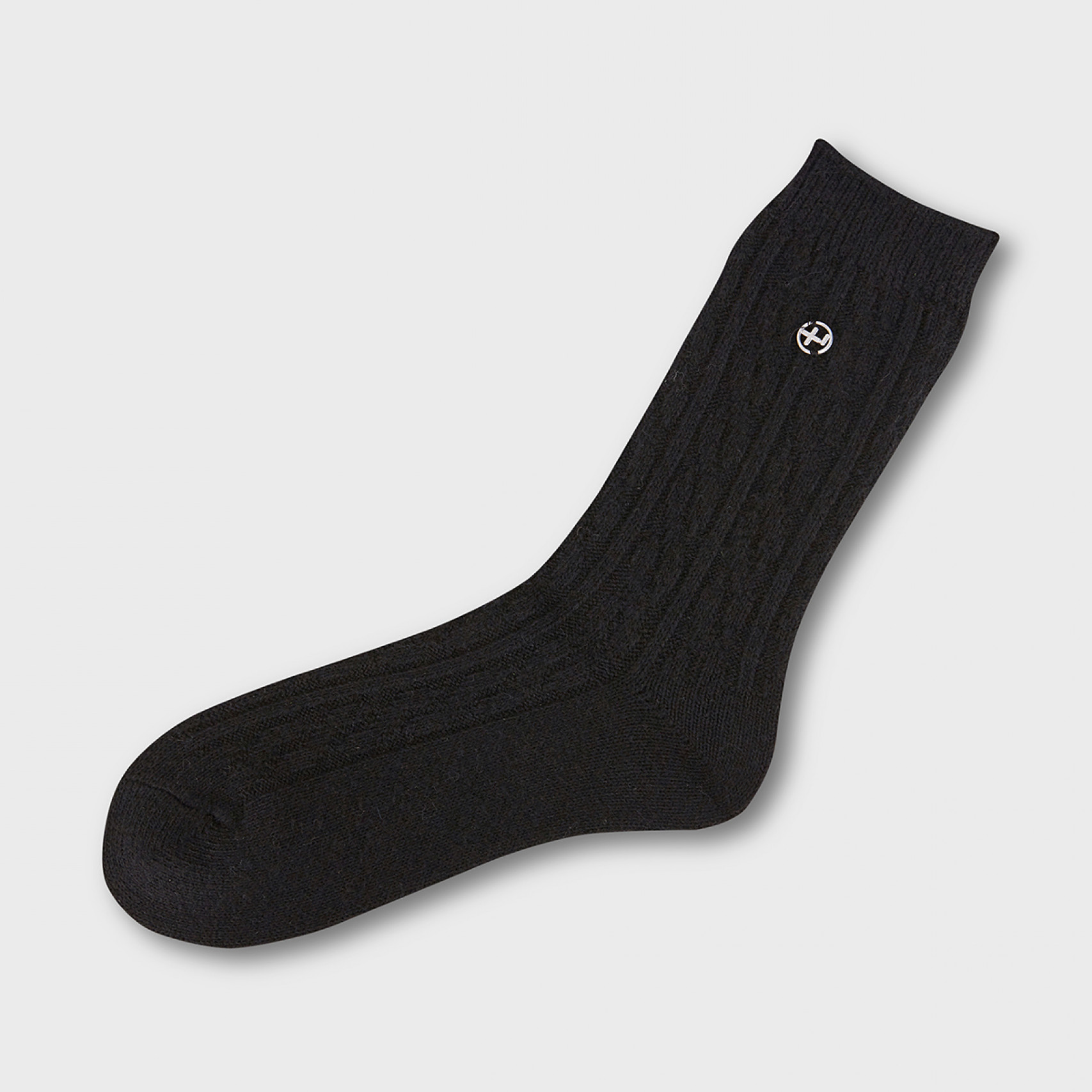 케이블 니트 삭스 블랙 / FLOTFA3L08