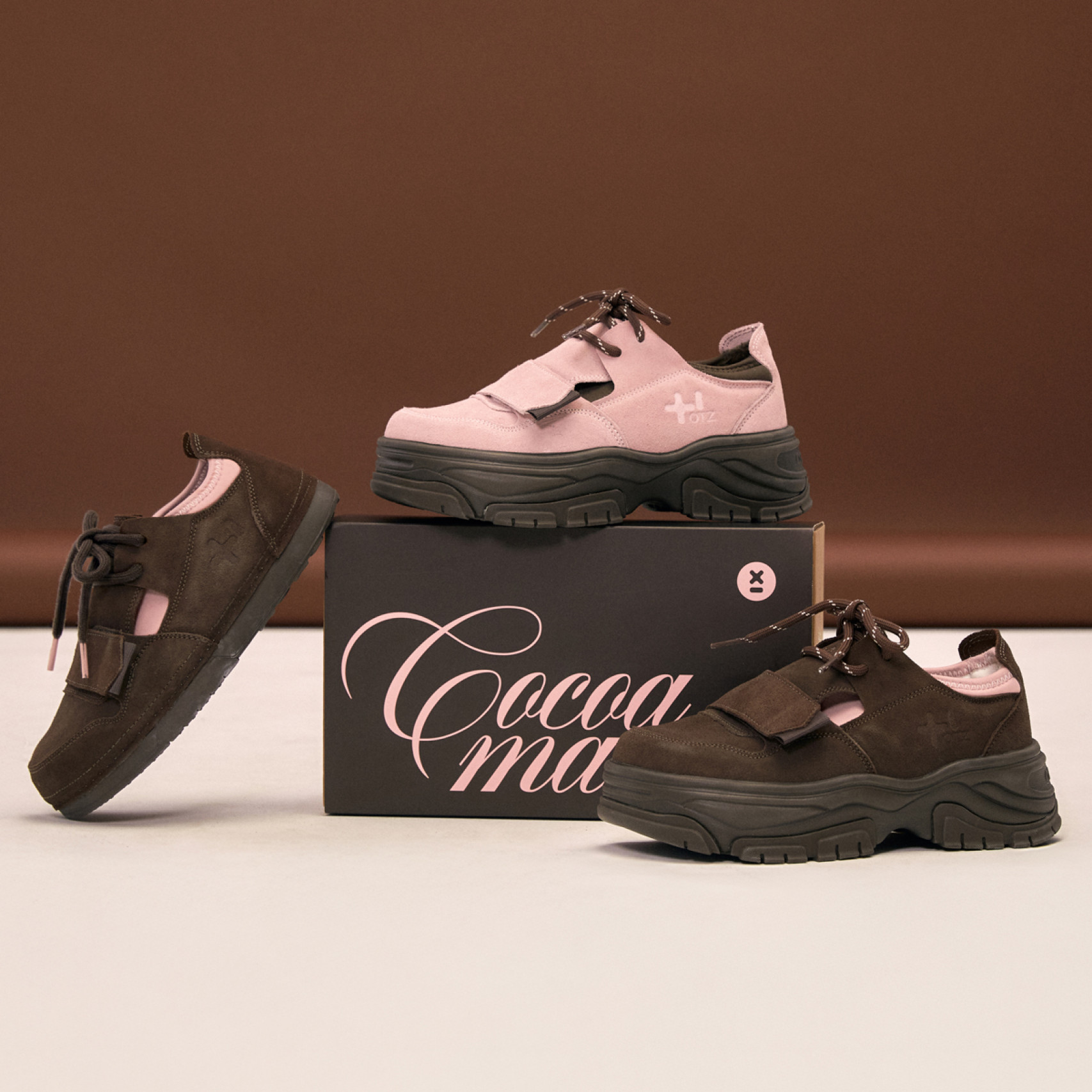 3300 하이 스웨이드 코코아모브 브라운 / FLOTFA3U60