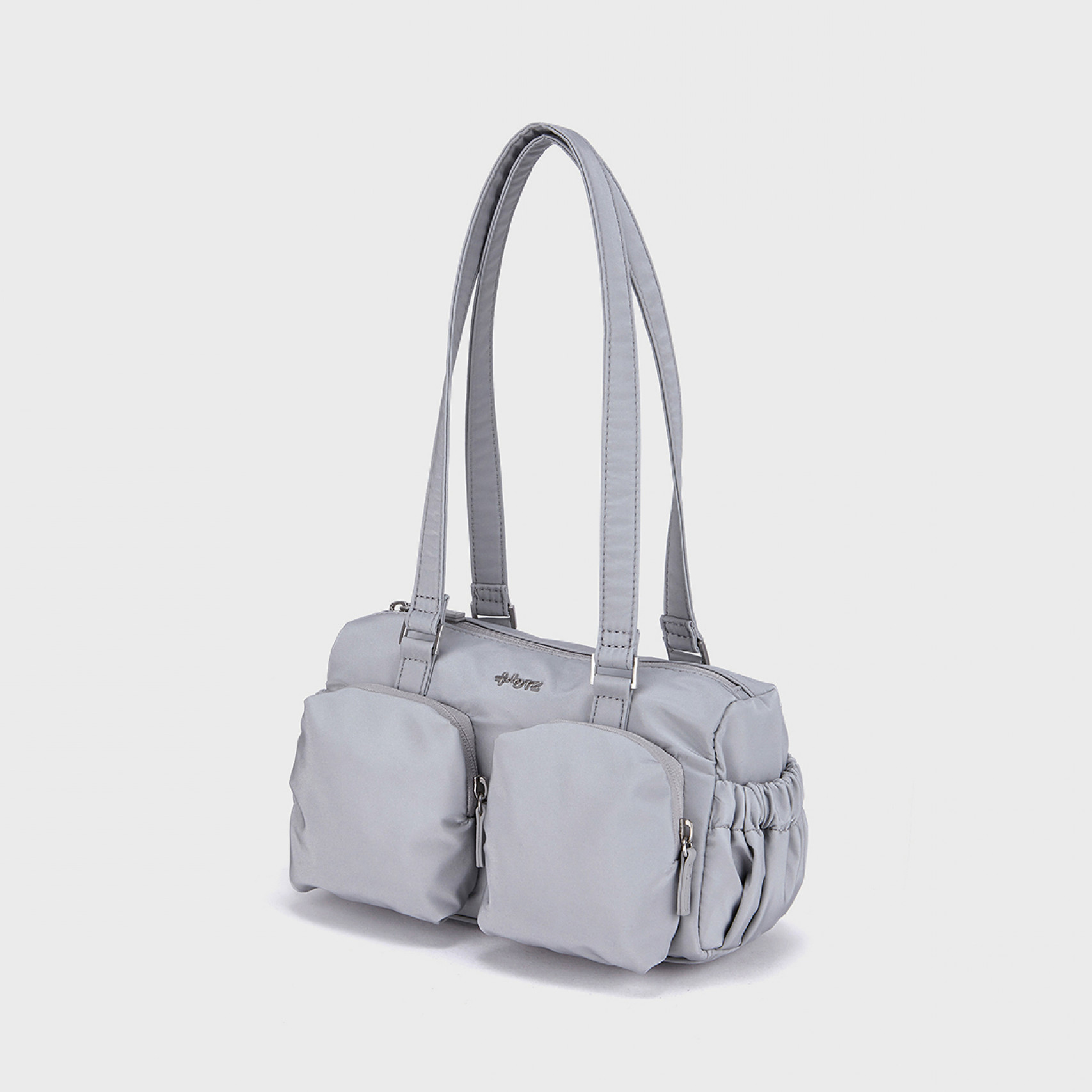 말리부 글로시 숄더백 라이트 그레이 / FLOTGA1B05