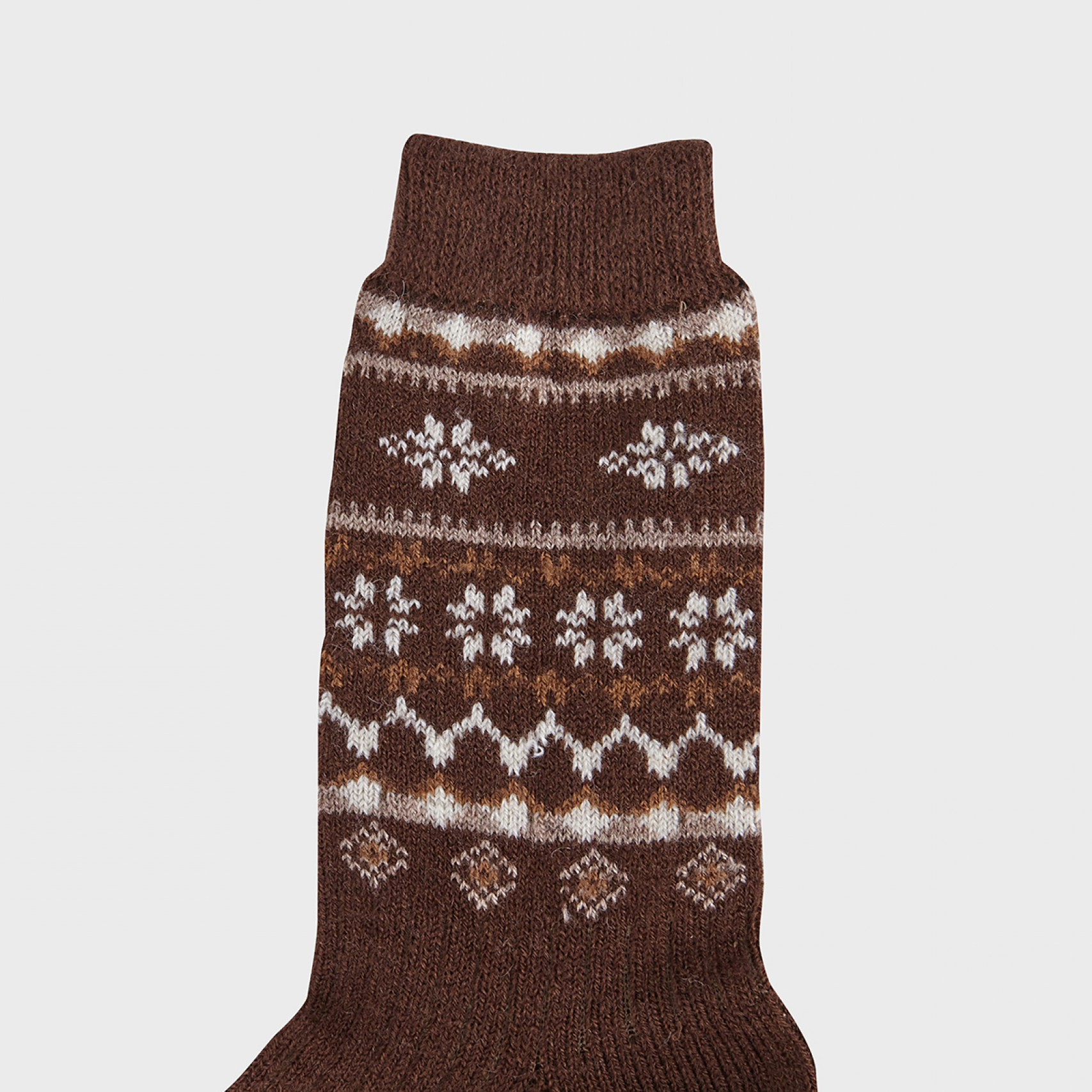 노르딕 니트 삭스 브라운 / FLOTFA3L14