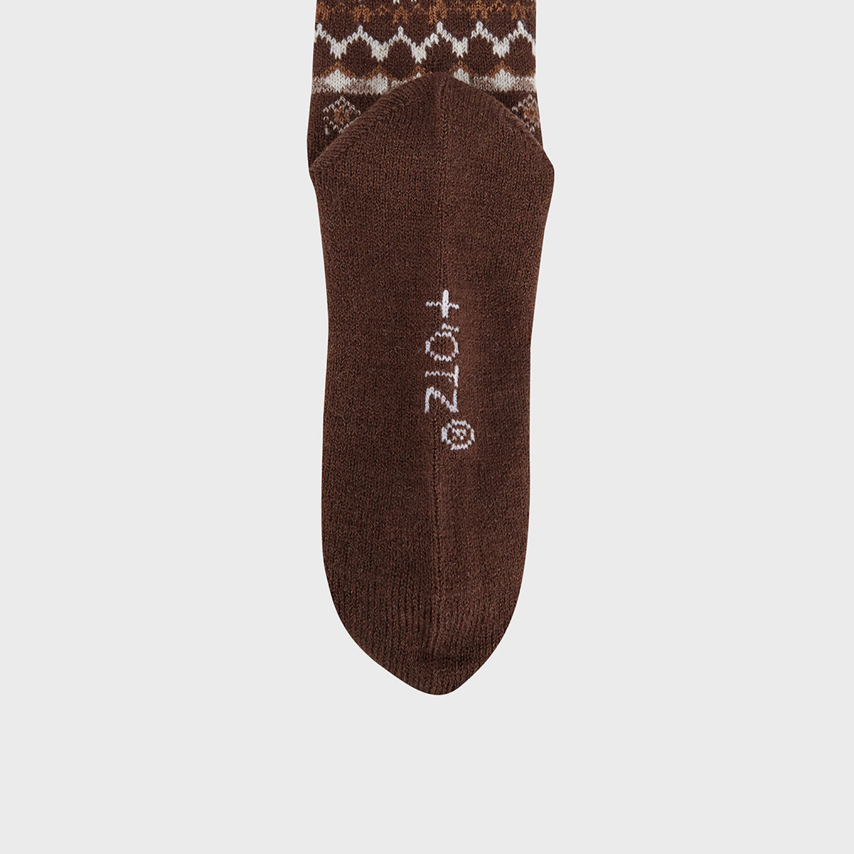 노르딕 니트 삭스 브라운 / FLOTFA3L14