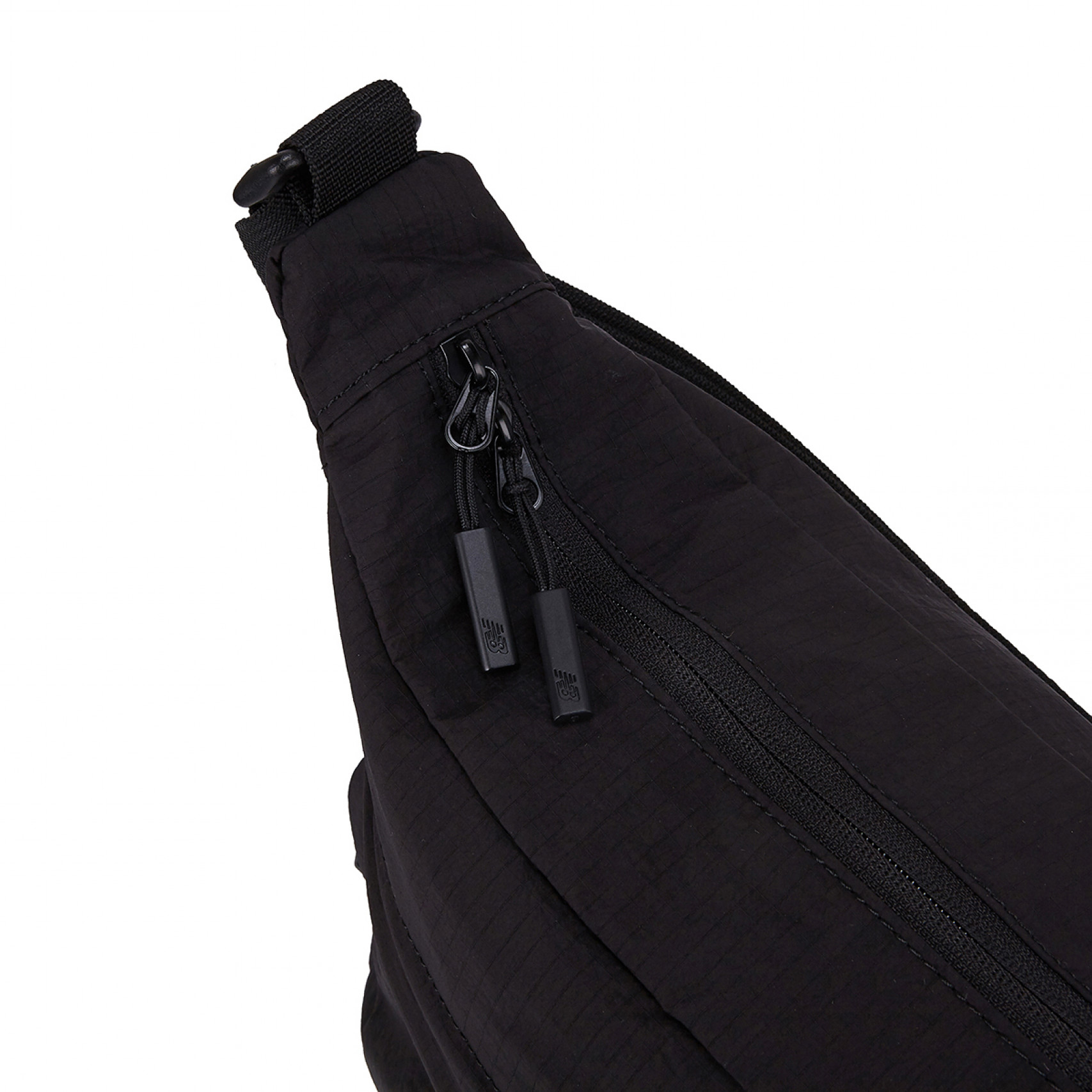 올라운드 매트글로시 투 포켓 크로스백 블랙 / NBGCFB2103