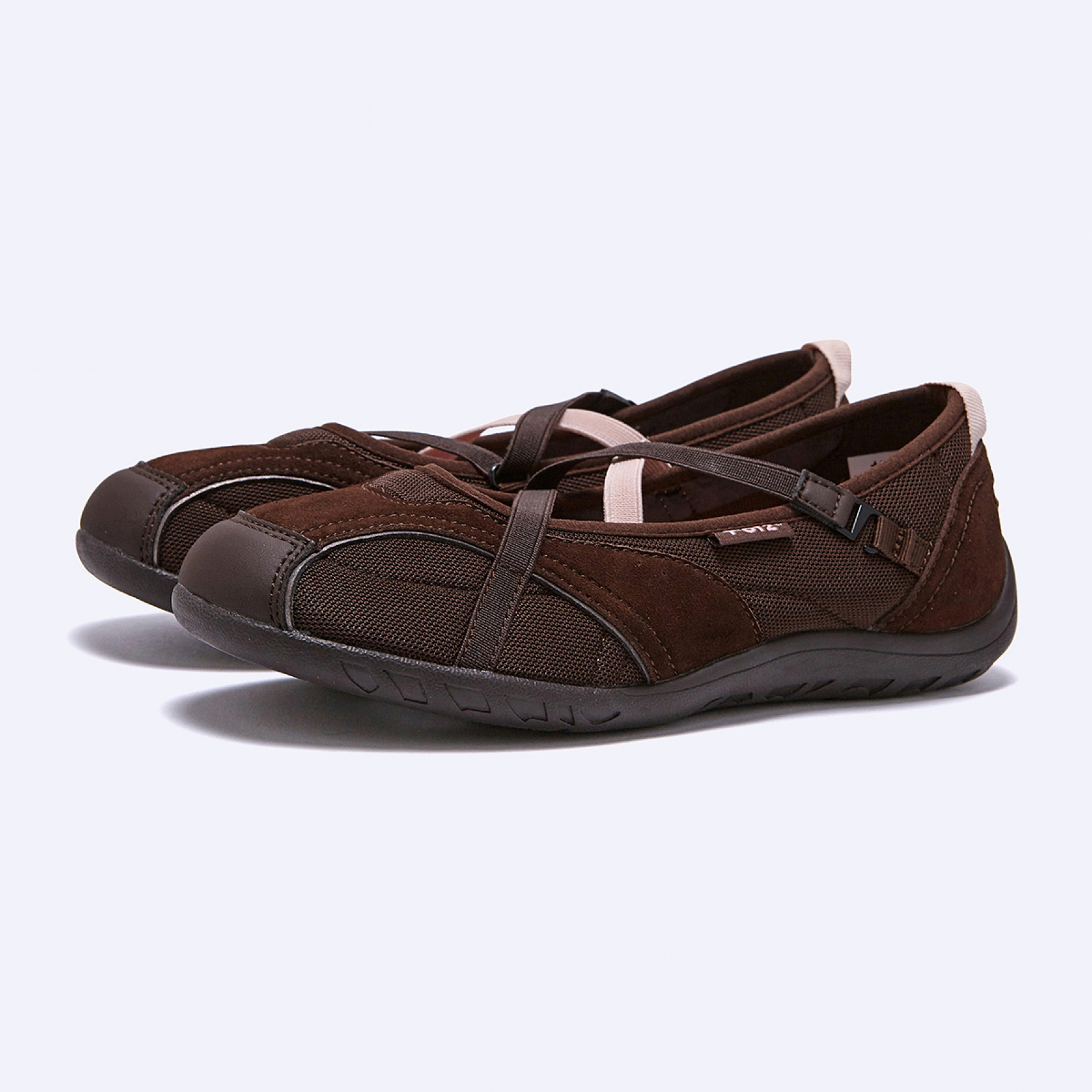 로마리 밴딩 스웨이드 스니커즈 다크 브라운 / FLOTGA1W59