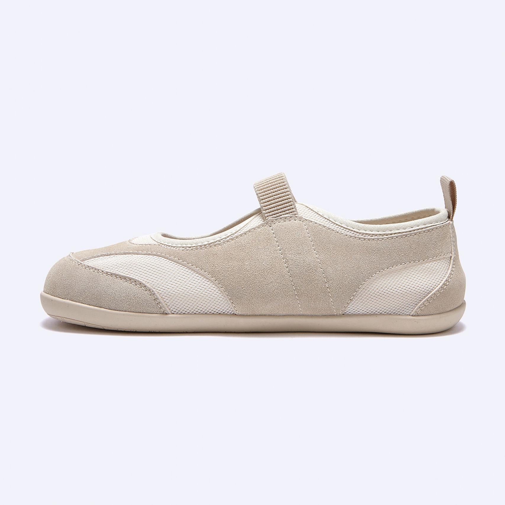 툴레아 밴딩 플랫 스웨이드 아이보리 / FLOTGA1W21