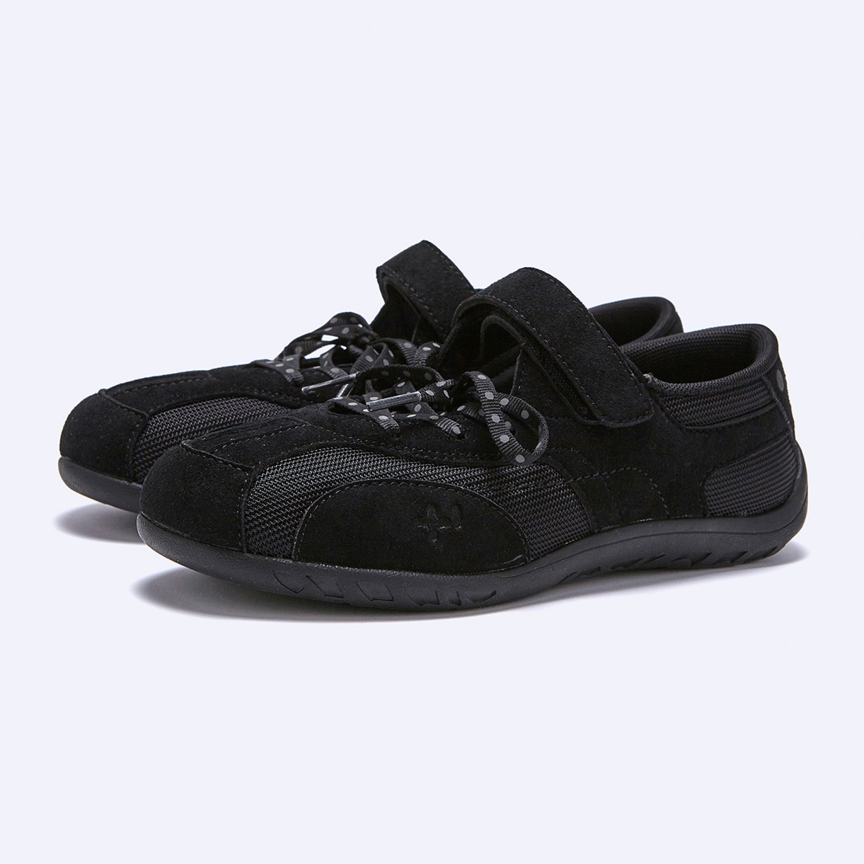 로마리 레이스업 스웨이드 도트 블랙 / FLOTGA1W80