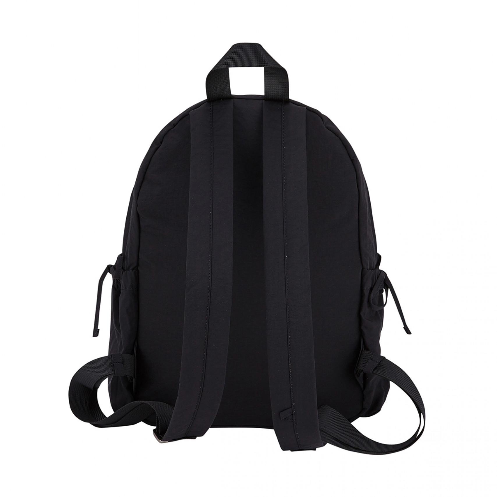 미니 리본 포켓 백팩 블랙