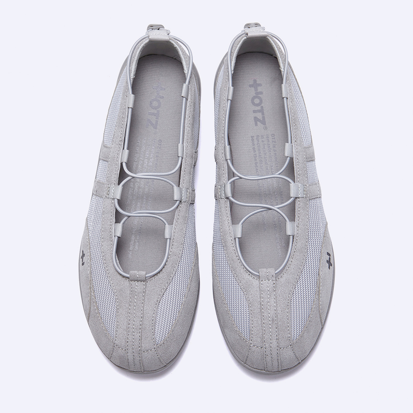 로마리 스트링 스웨이드 스니커즈 라이트 그레이 / FLOTGA1W71