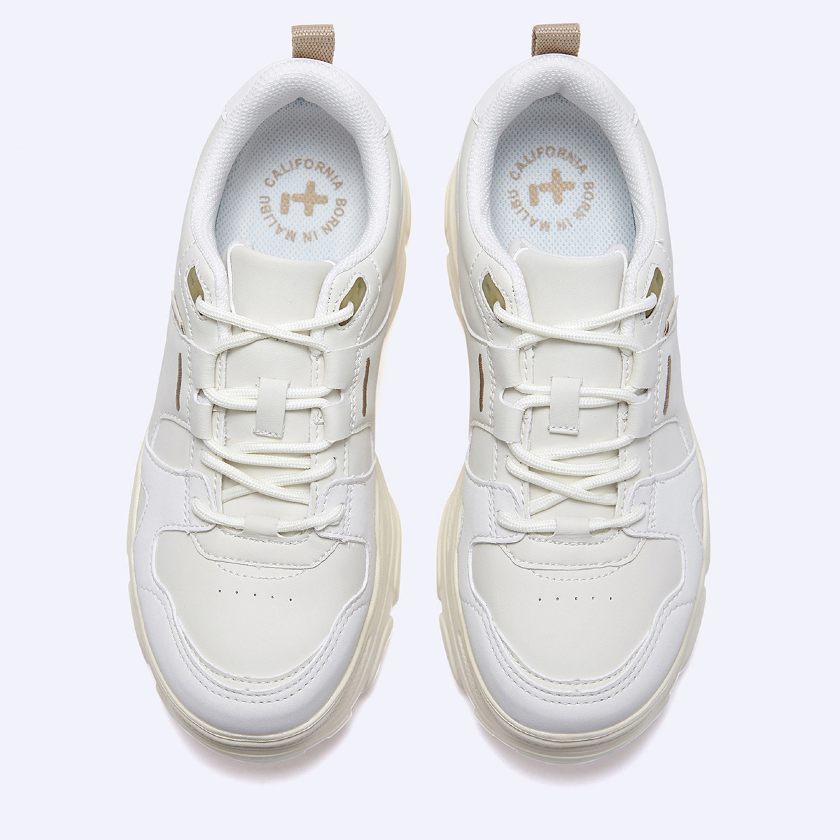 로미타 플랫폼 스니커즈 아이보리 / FLOTGA0W01