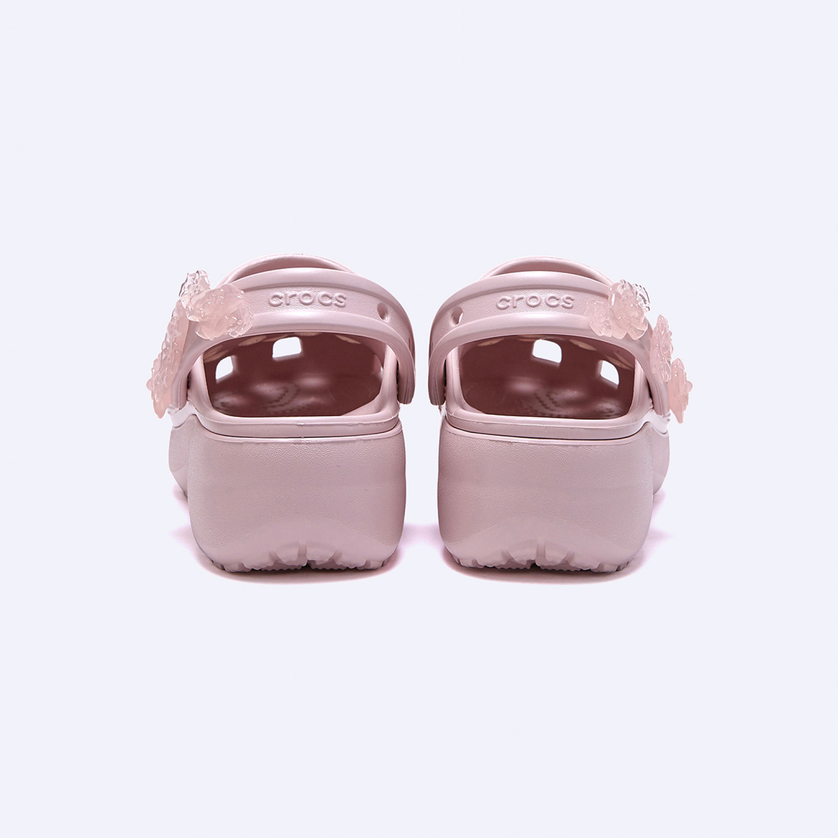 클래식 플랫폼 트랜스루센트 플로럴 클로그 / 213119-685