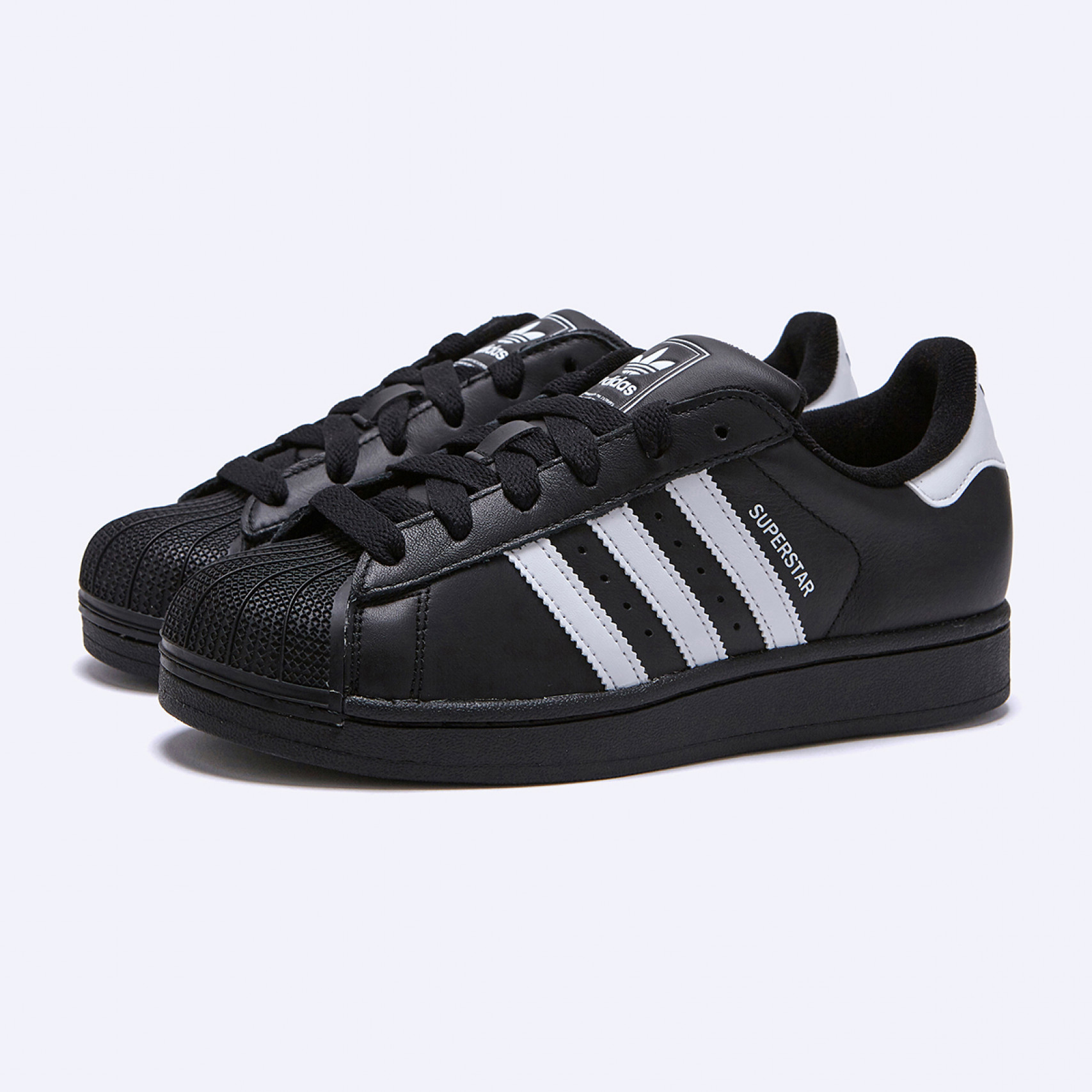 슈퍼스타 II 블랙 화이트 / JI0079