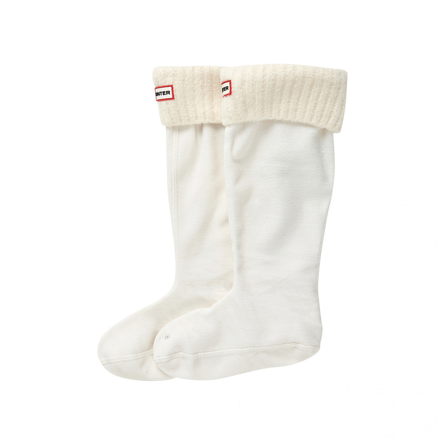 헌터 리시클레드 나일론 블렌드 커프 톨 부츠 삭스 화이트 / UAS3500RNB-HWT