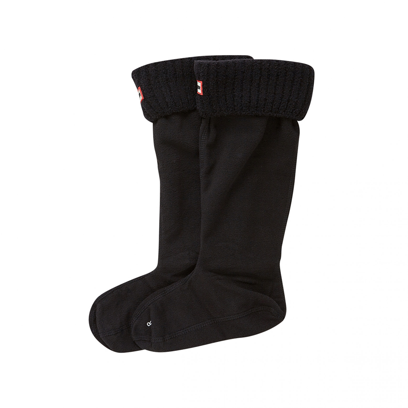 헌터 리시클레드 나일론 블렌드 커프 톨 부츠 삭스 블랙 / UAS3500RNB-BLK