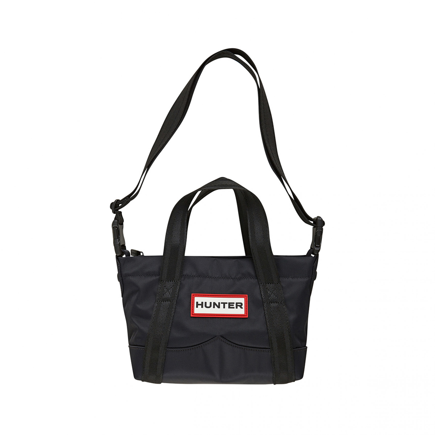 (공용) 나일론 탑클립 미니 토트백 블랙 / UBS1203KBMBLK