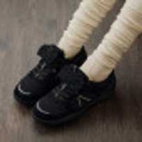 플랩 스웨이드 스니커즈 블랙 / FLOTFA3W44