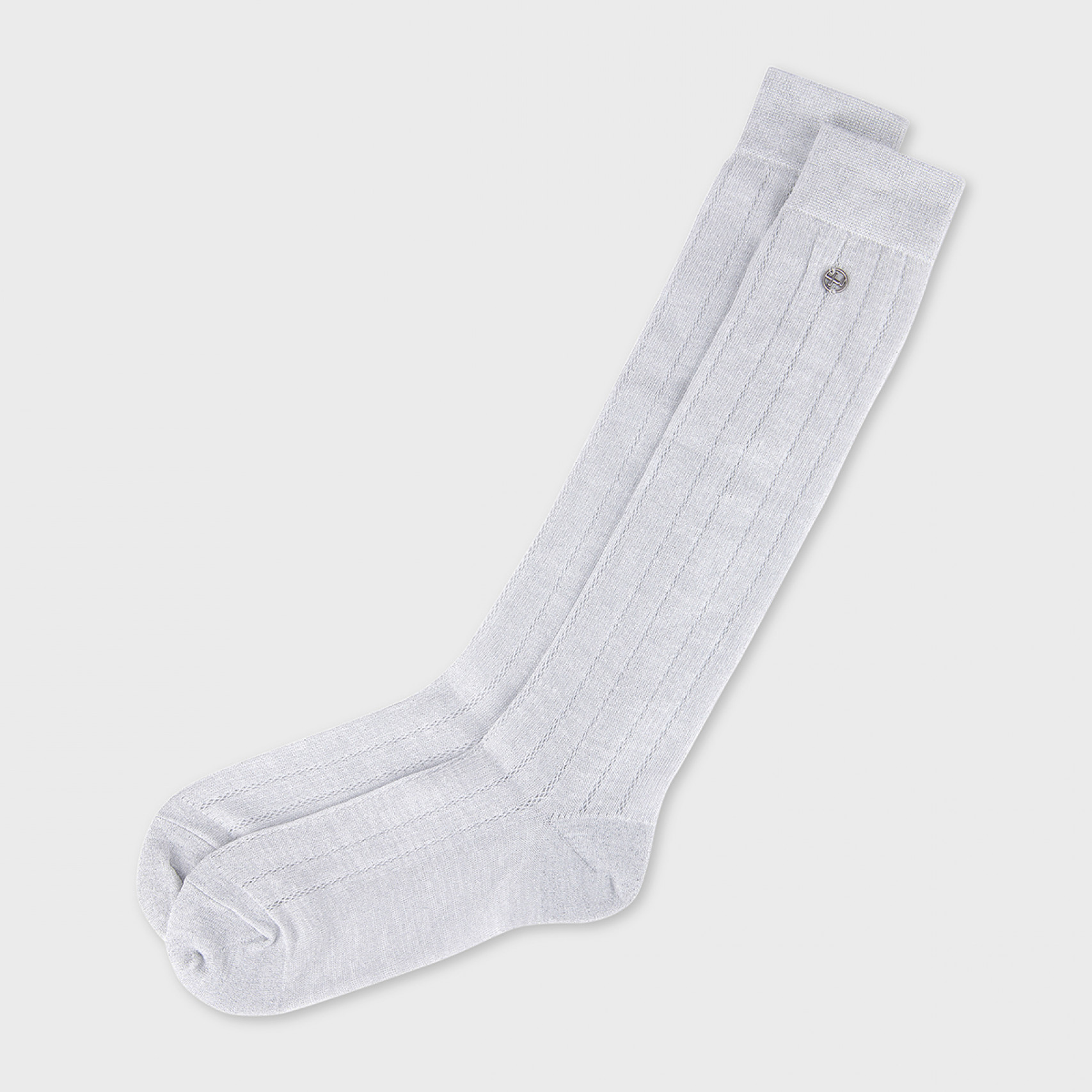 롱 시스루 삭스 실버 / FLOTGA2L29