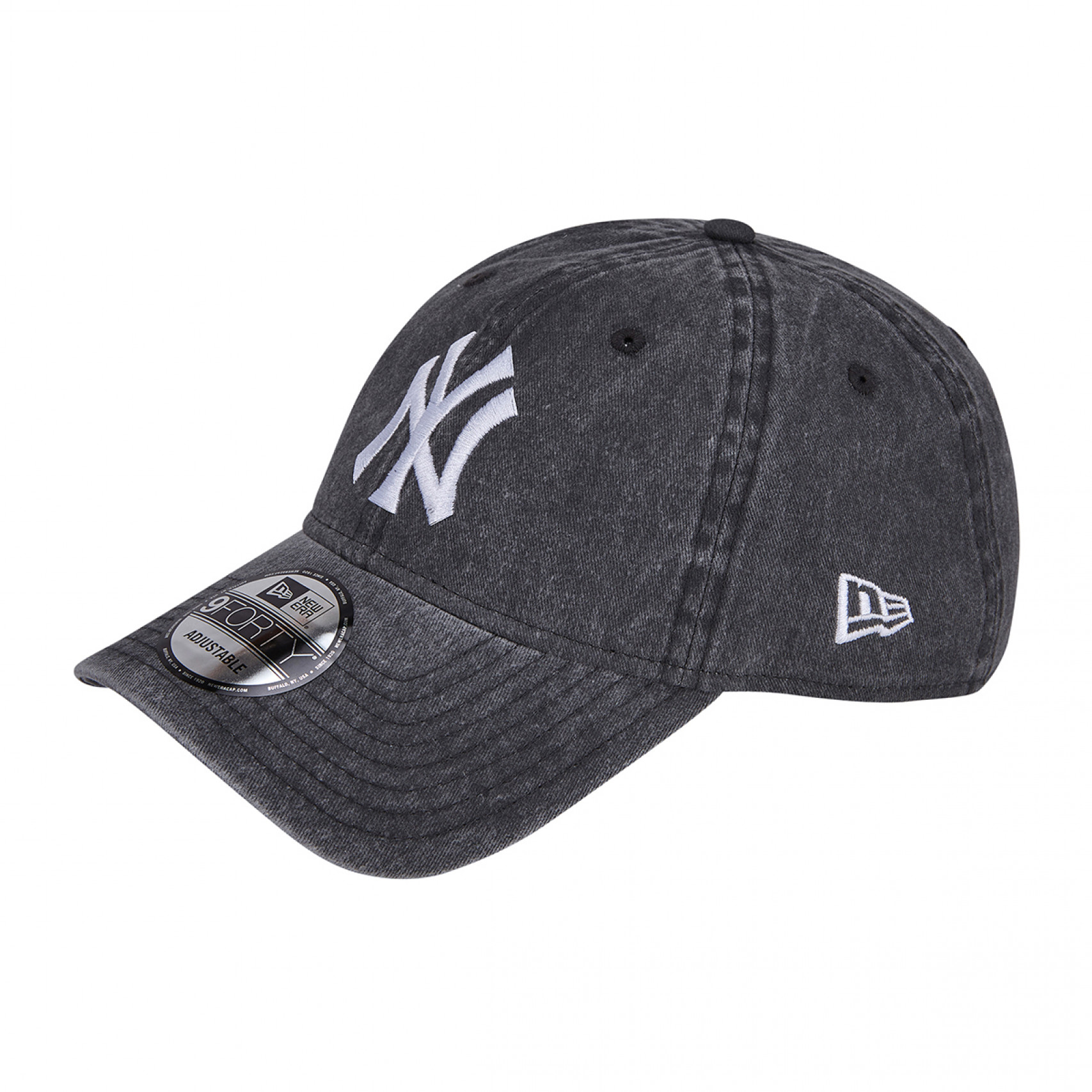 MLB 뉴욕 양키스 피그먼트 워시드 레트로 크라운 언스트럭쳐 볼캡 블랙 / 15131653