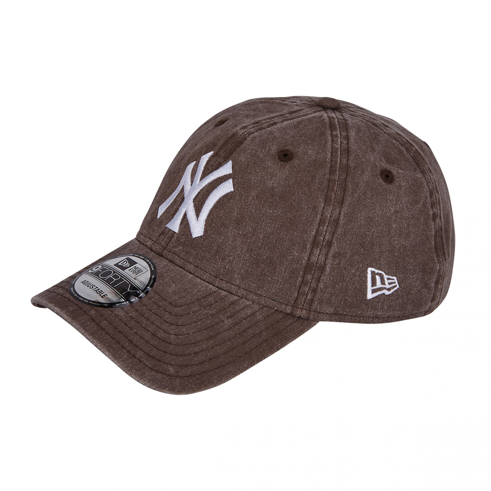 MLB 뉴욕 양키스 피그먼트 워시드 레트로 크라운 언스트럭쳐 볼캡 브라운 / 15131652